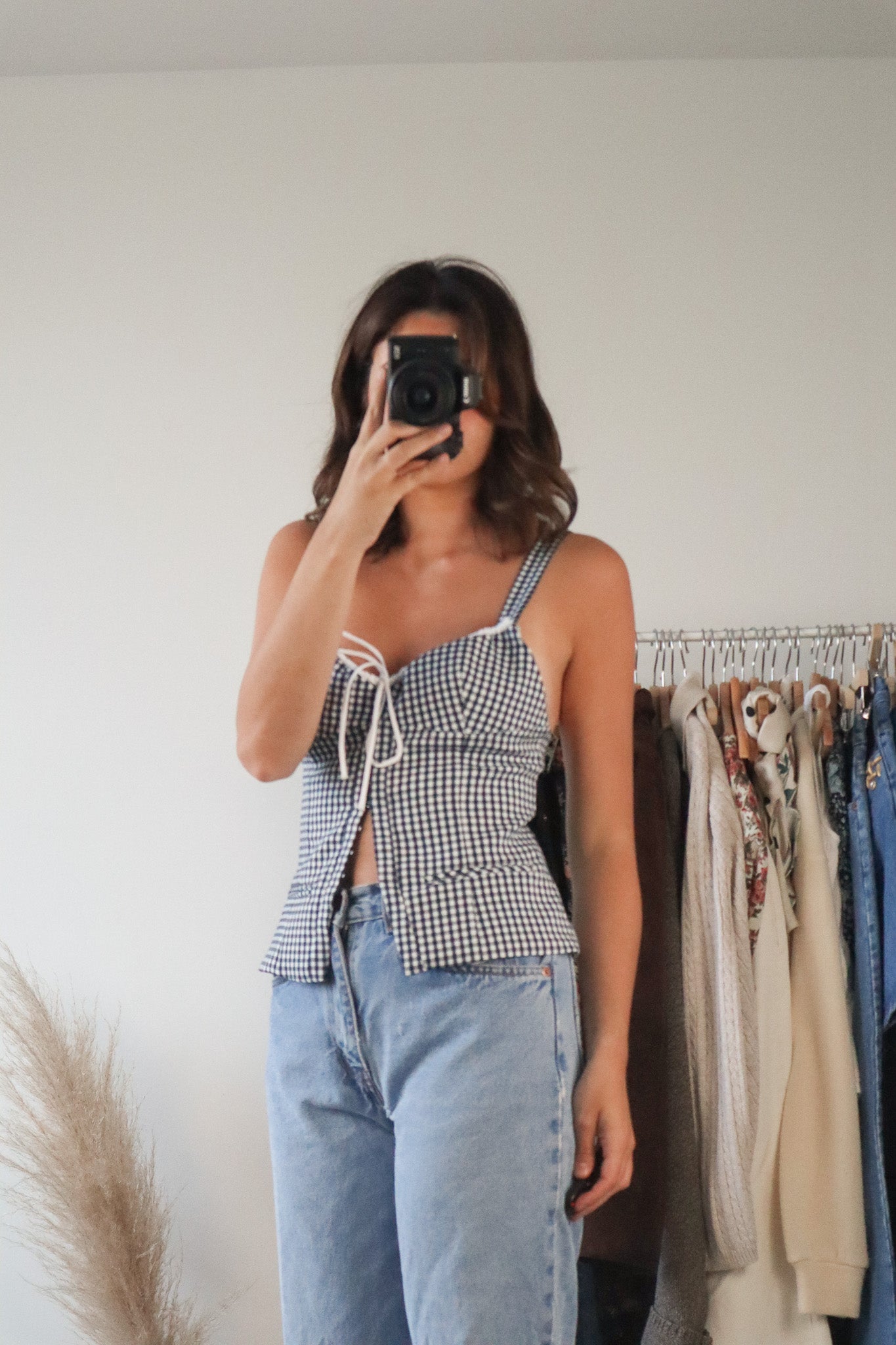 Modern x Gingham Clasp Tank (6)