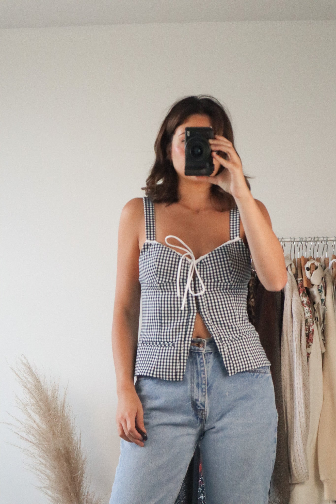 Modern x Gingham Clasp Tank (6)