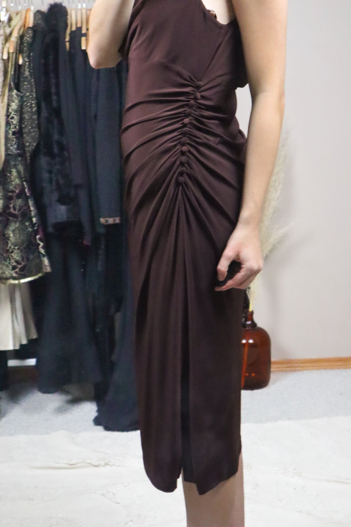 Vintage x Cowl Neck Midi Dress (10)