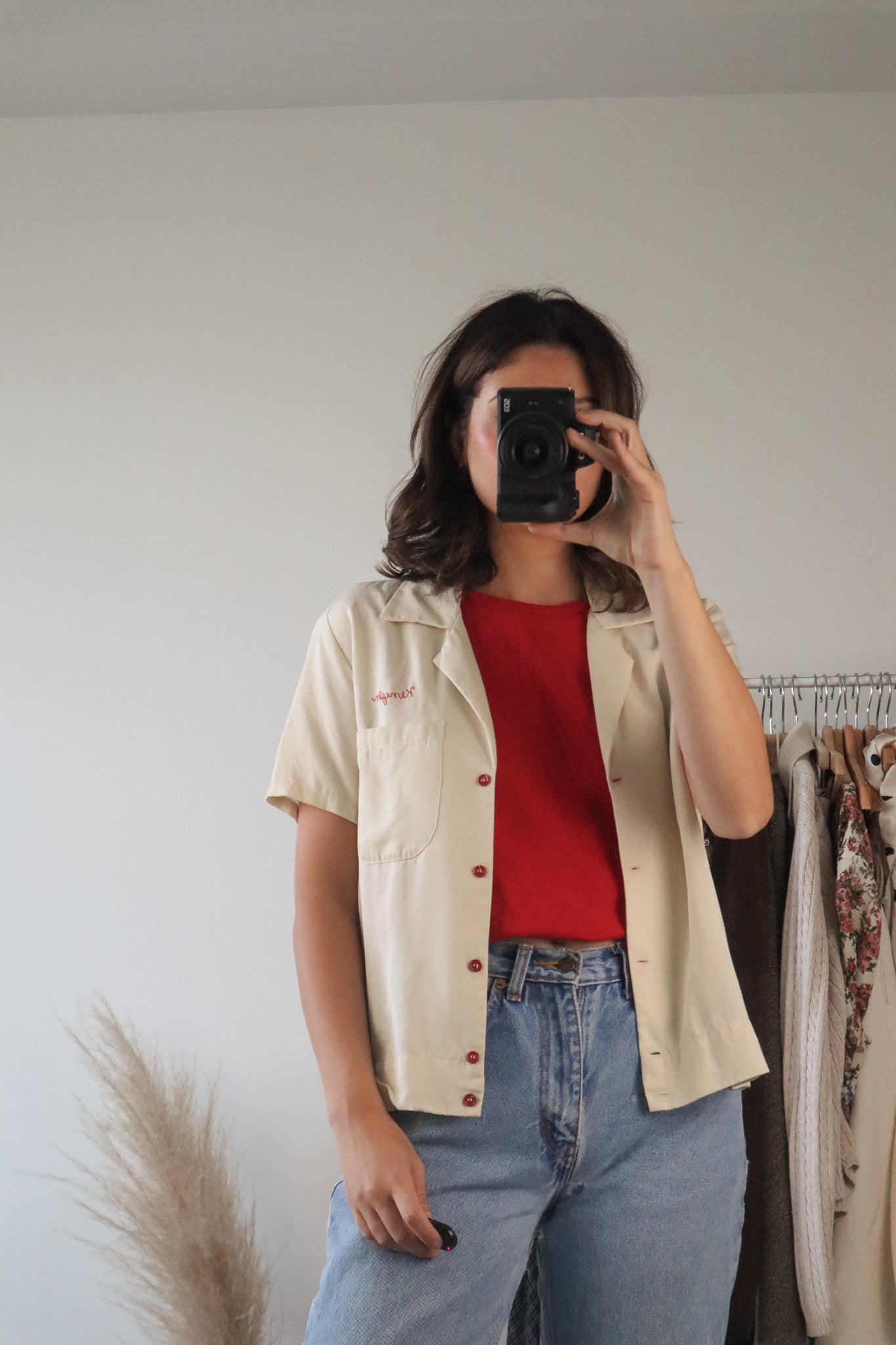 Reformation x Bowling Style Shirt (XS/S)