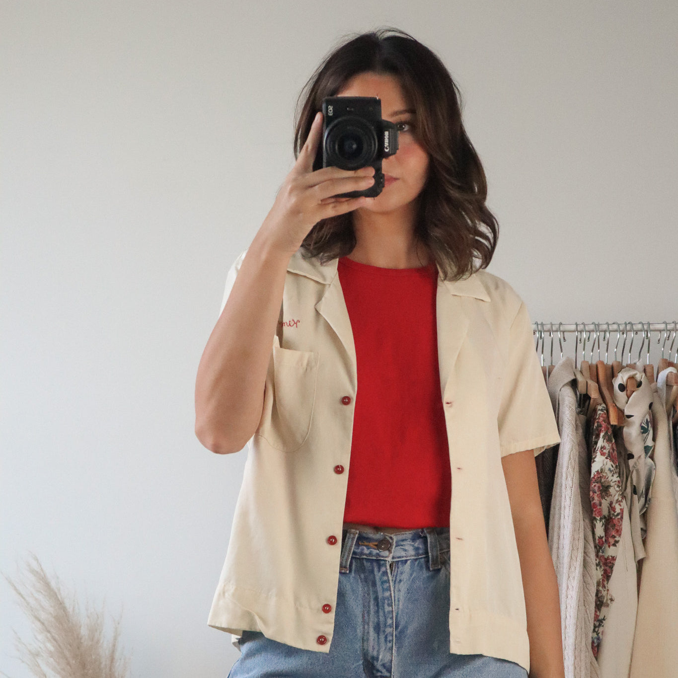 Reformation x Bowling Style Shirt (XS/S)