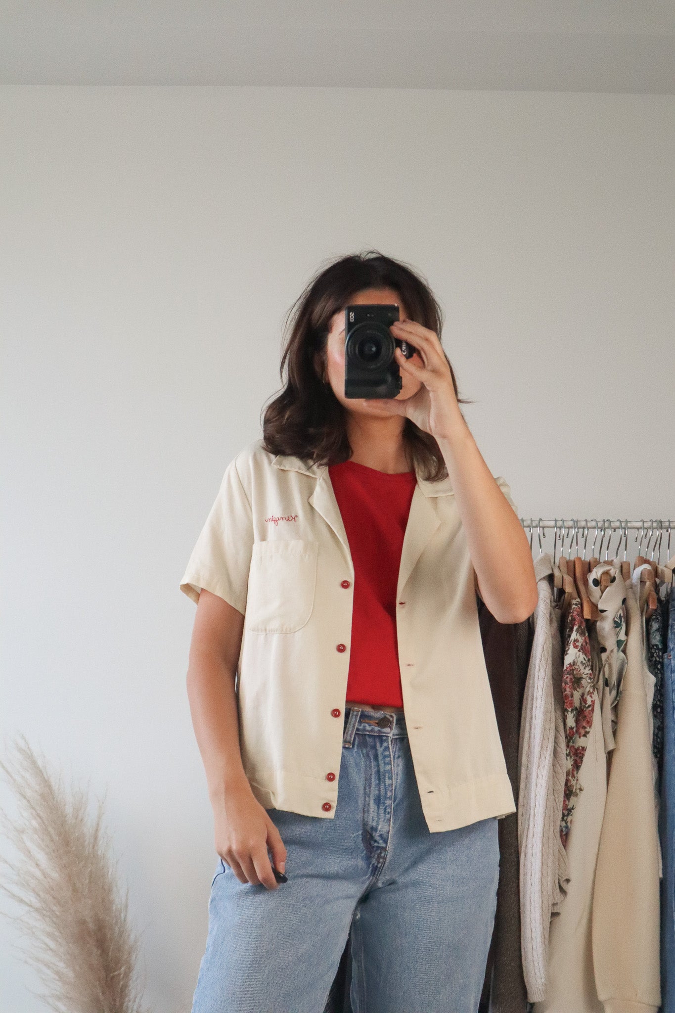 Reformation x Bowling Style Shirt (XS/S)