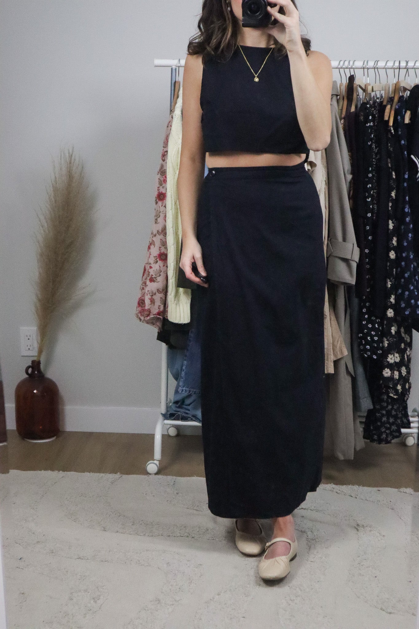 Reformation x Two-Piece Cotton Set (XS)