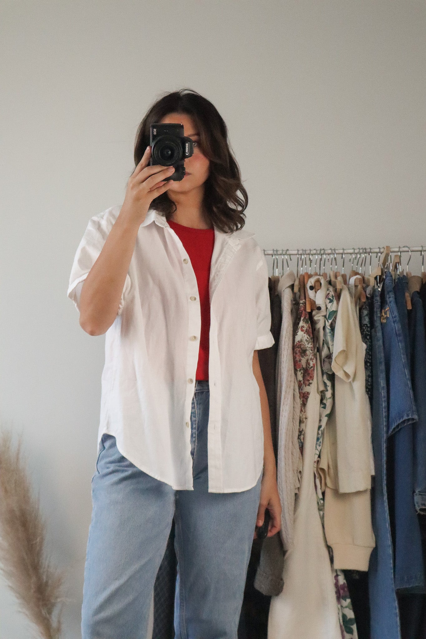 Aritzia x Button-Up Blouse (S)
