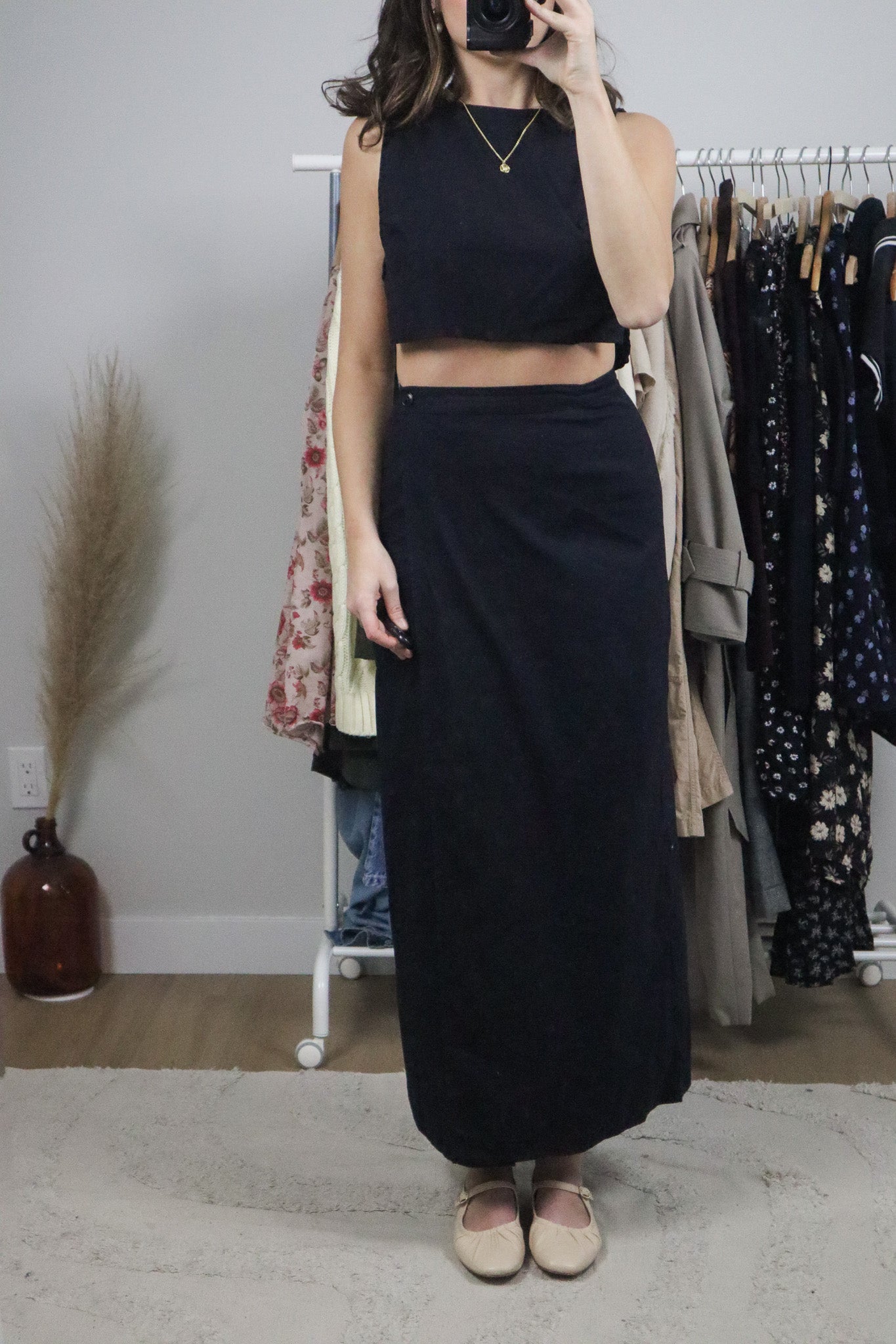 Reformation x Two-Piece Cotton Set (XS)