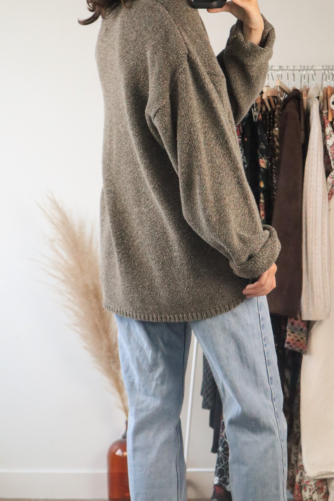 Made in USA x Vintage x Chunky Knit (L/XL)