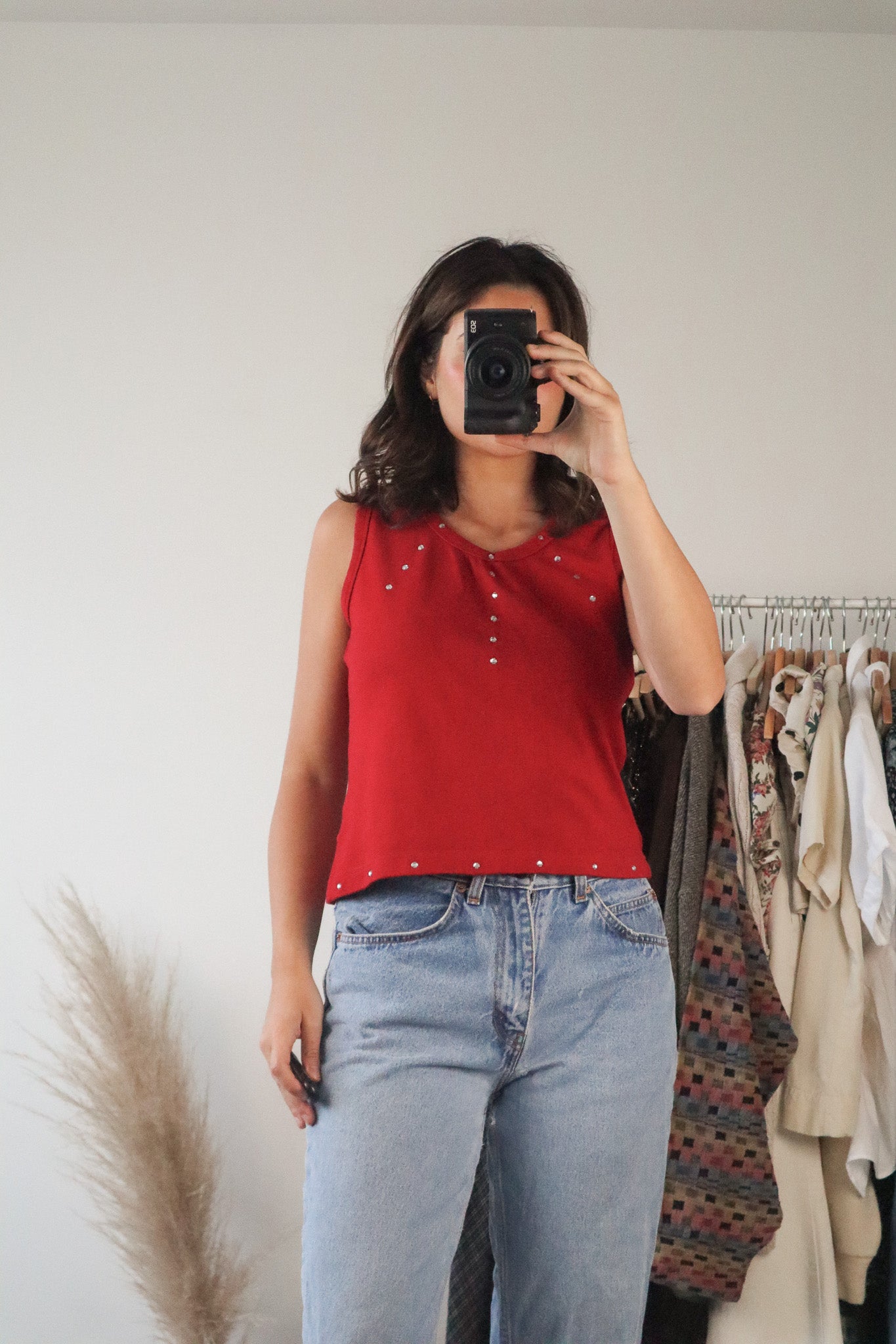 Vintage x Jewelled Tank (S/M)