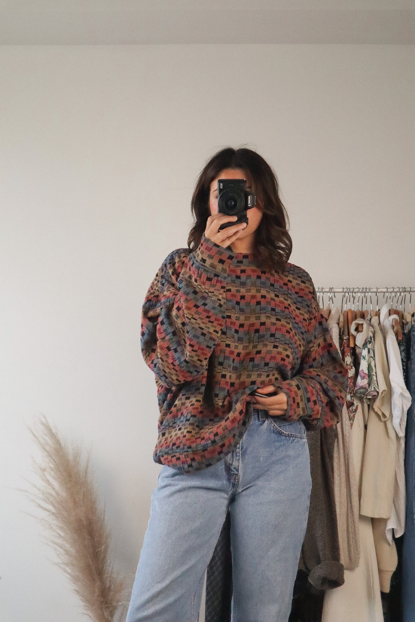 Vintage x Checkered Sweater (M/L)