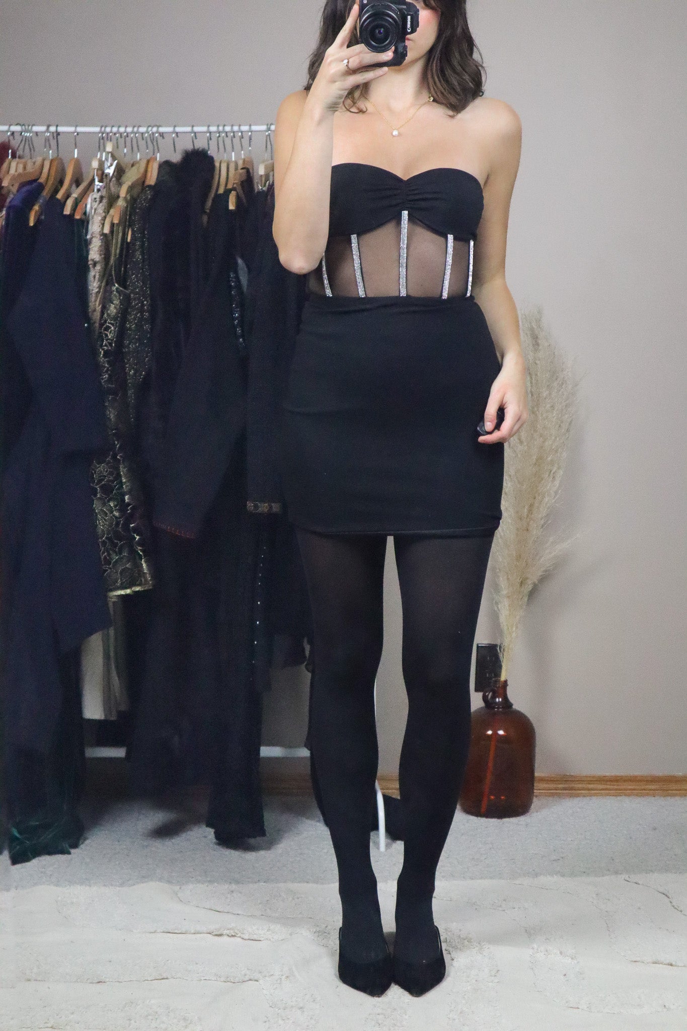 Meshki x Strapless Mini Dress (XS)