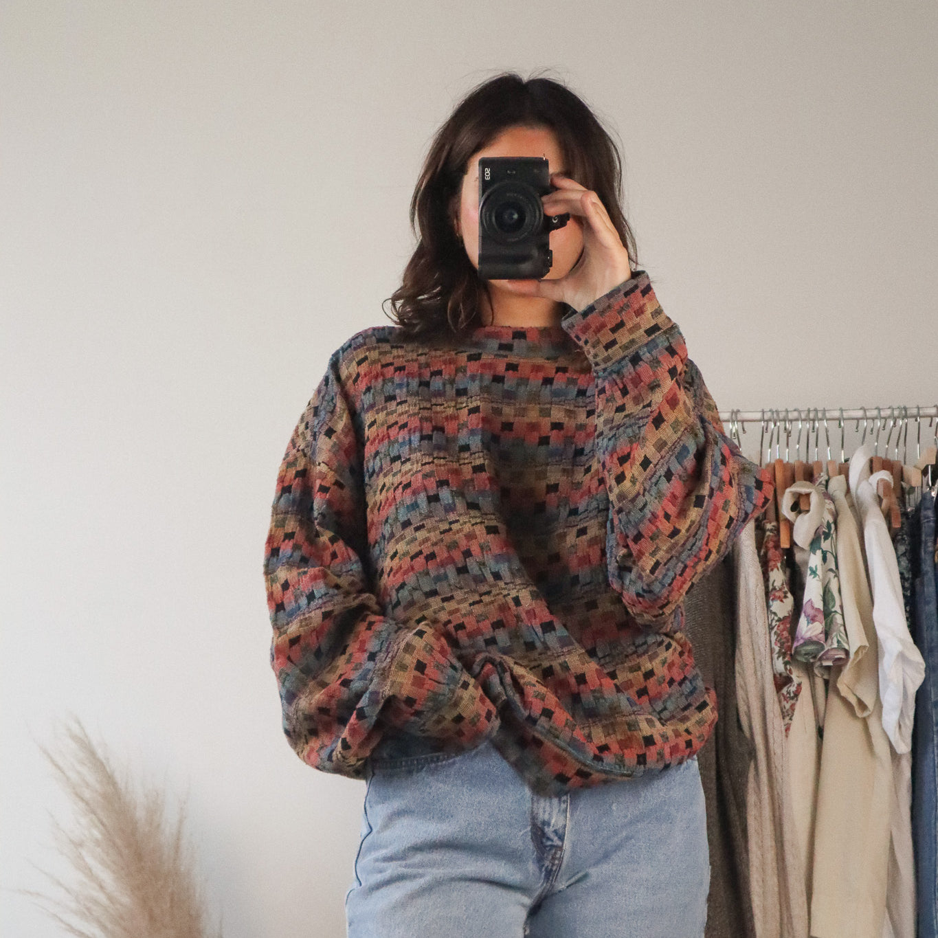 Vintage x Checkered Sweater (M/L)