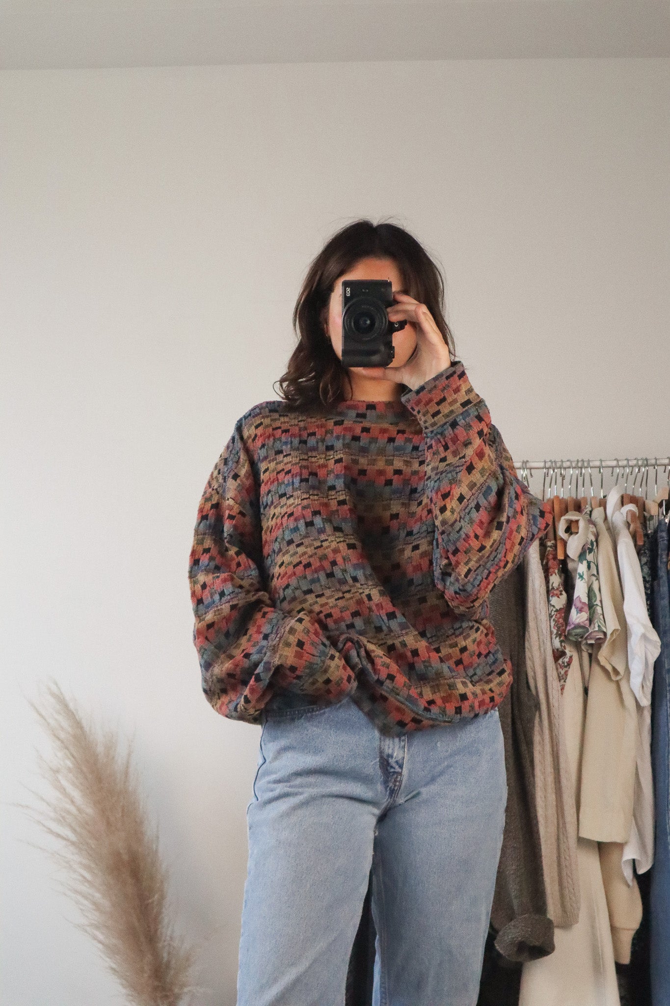 Vintage x Checkered Sweater (M/L)