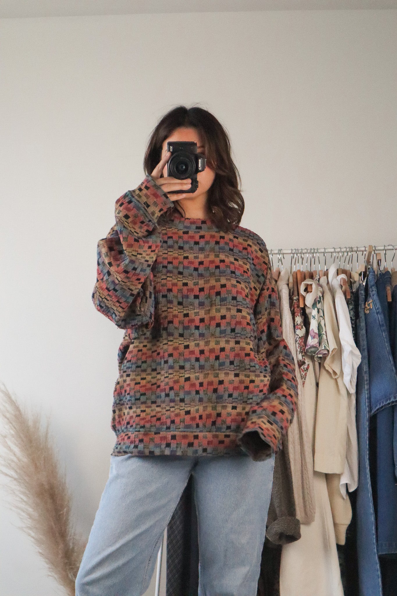 Vintage x Checkered Sweater (M/L)