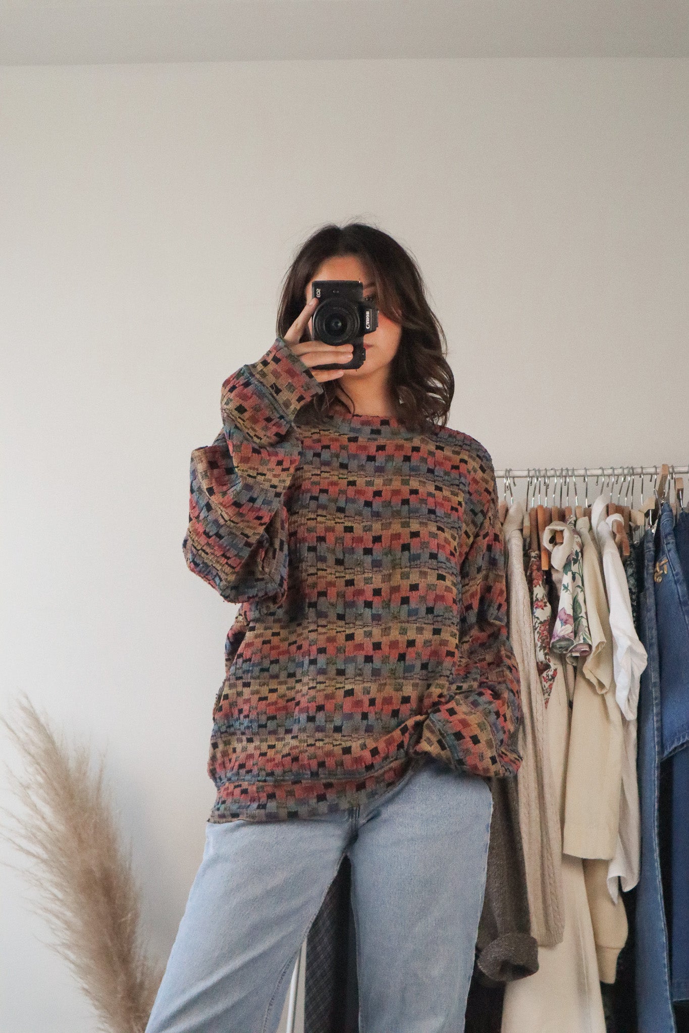 Vintage x Checkered Sweater (M/L)