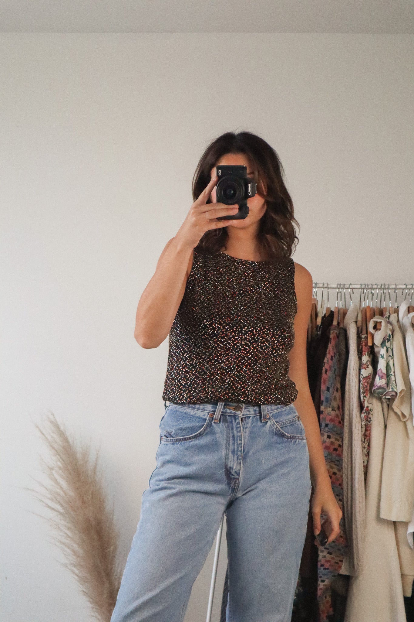 Made in Canada x Vintage x Sparkle Tank (S)