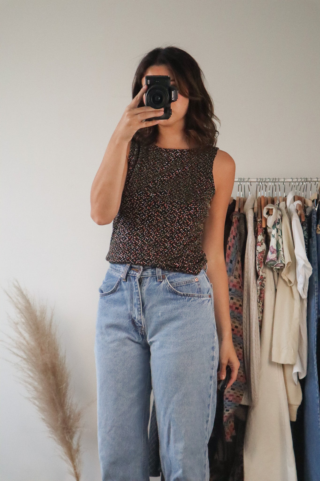 Made in Canada x Vintage x Sparkle Tank (S)