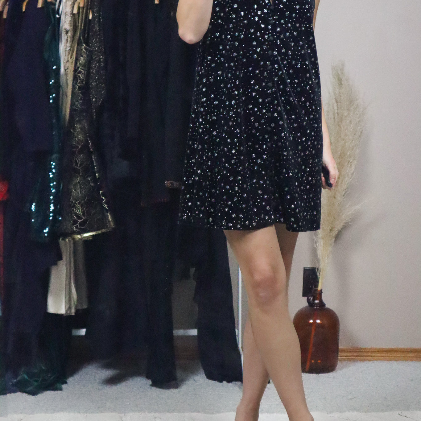Modern x Velvet Snowflake Mini Dress (6)