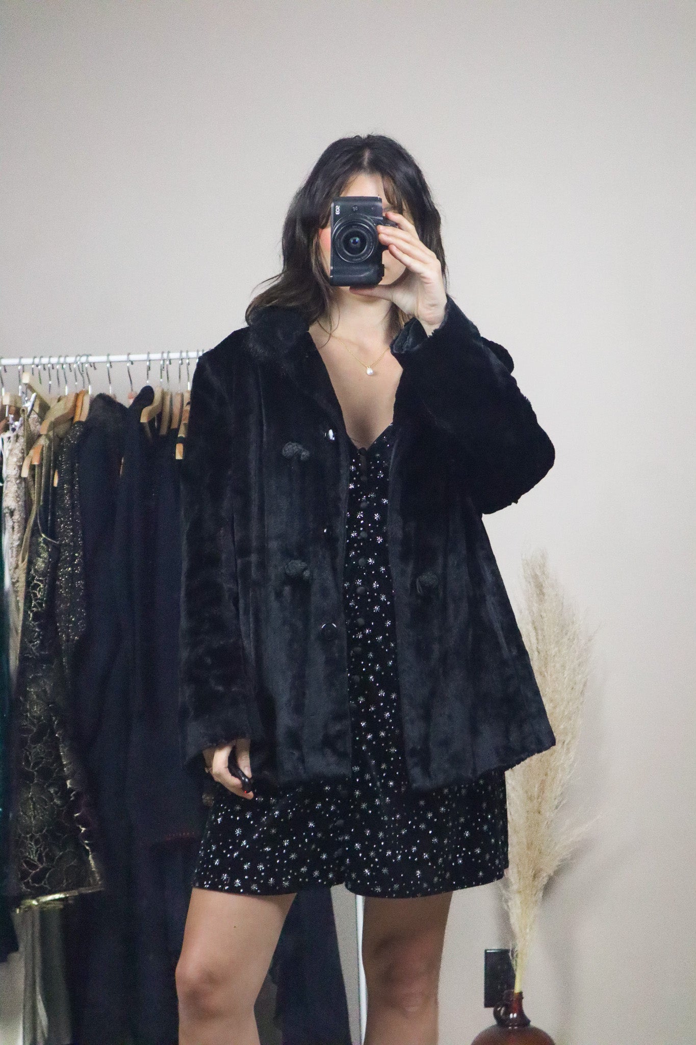 Vintage x Faux Fur Jacket (M)