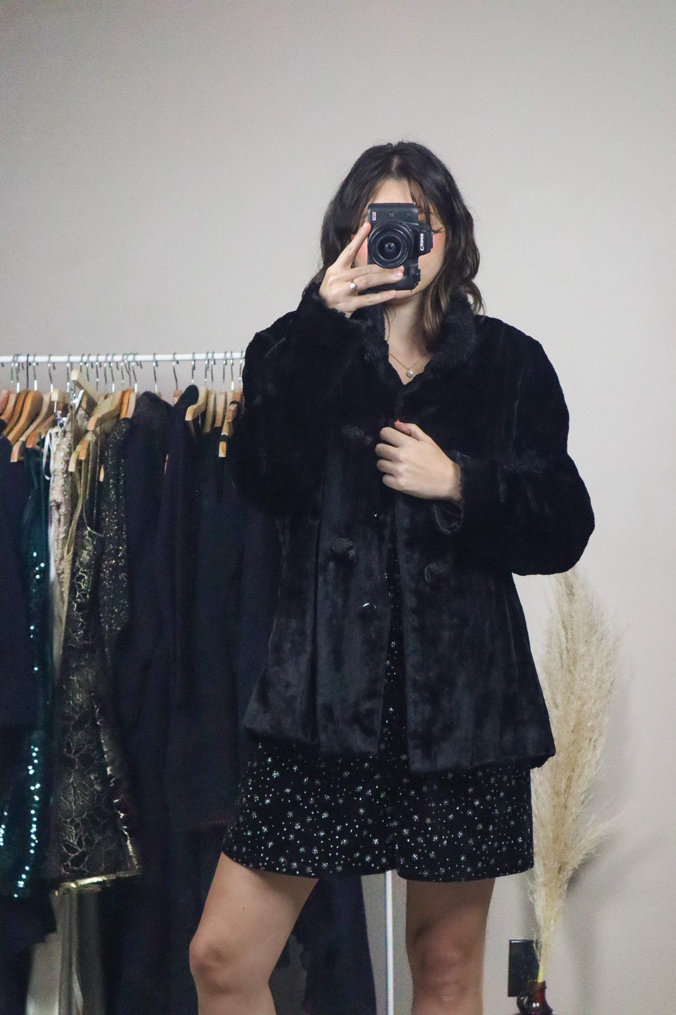 Vintage x Faux Fur Jacket (M)