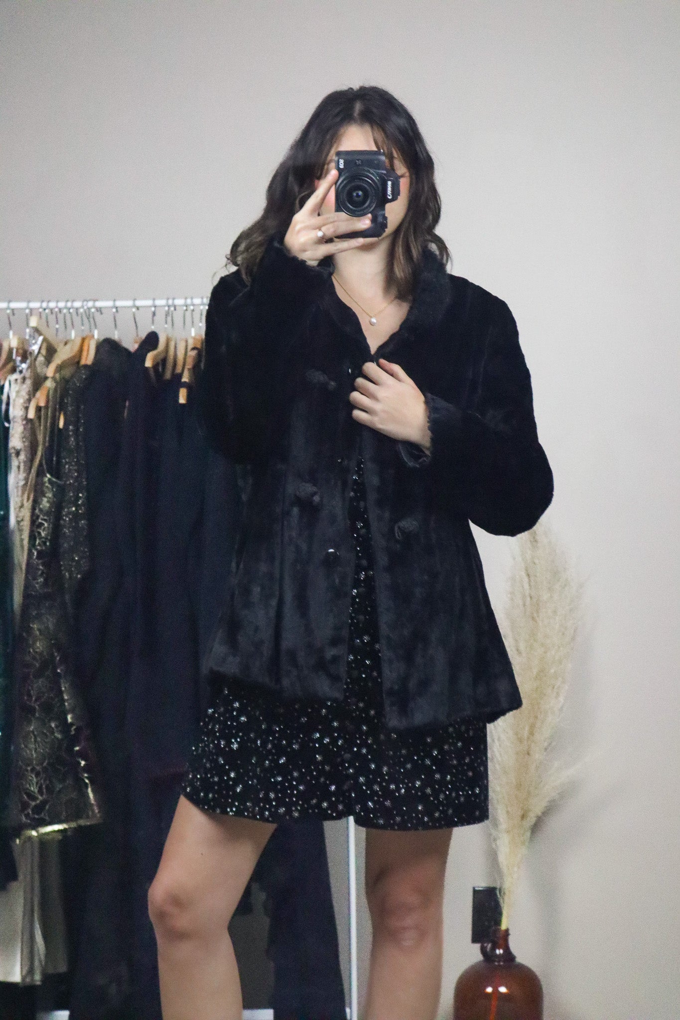 Vintage x Faux Fur Jacket (M)