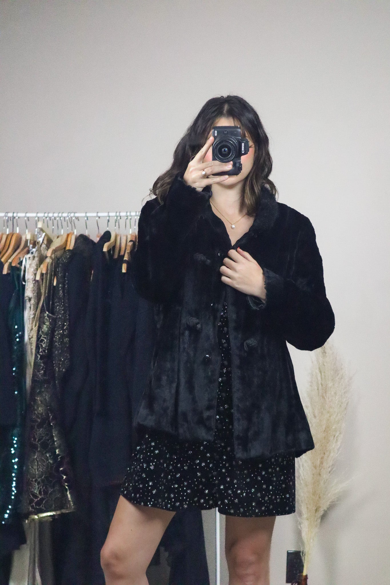 Vintage x Faux Fur Jacket (M)