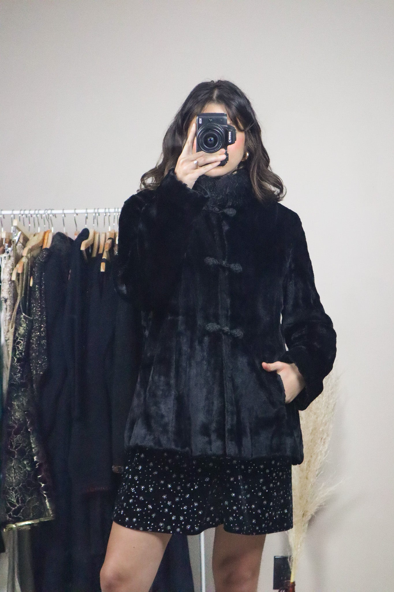 Vintage x Faux Fur Jacket (M)