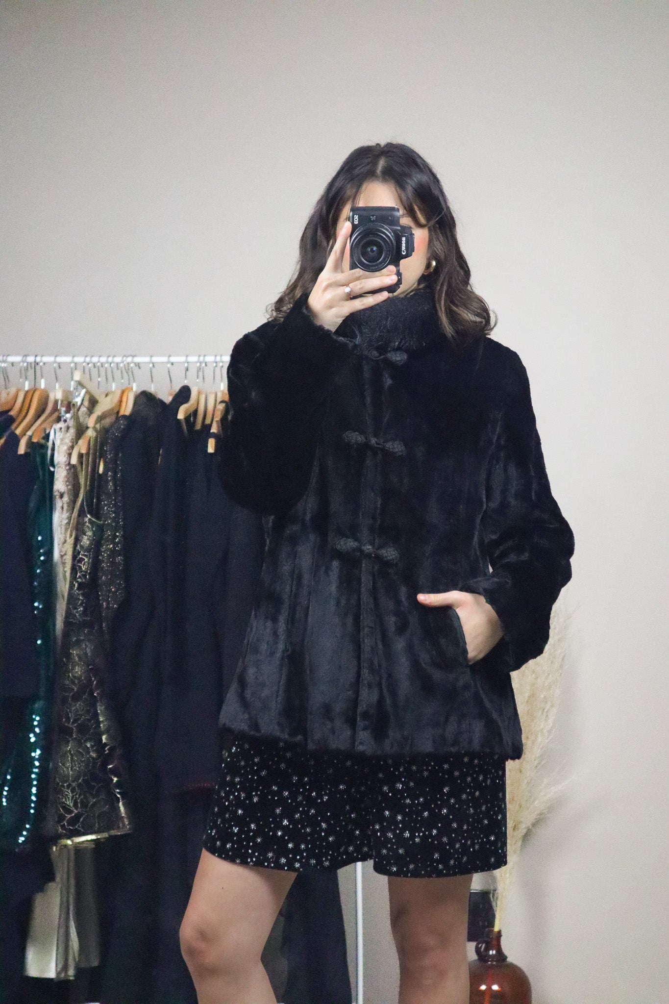 Vintage x Faux Fur Jacket (M)