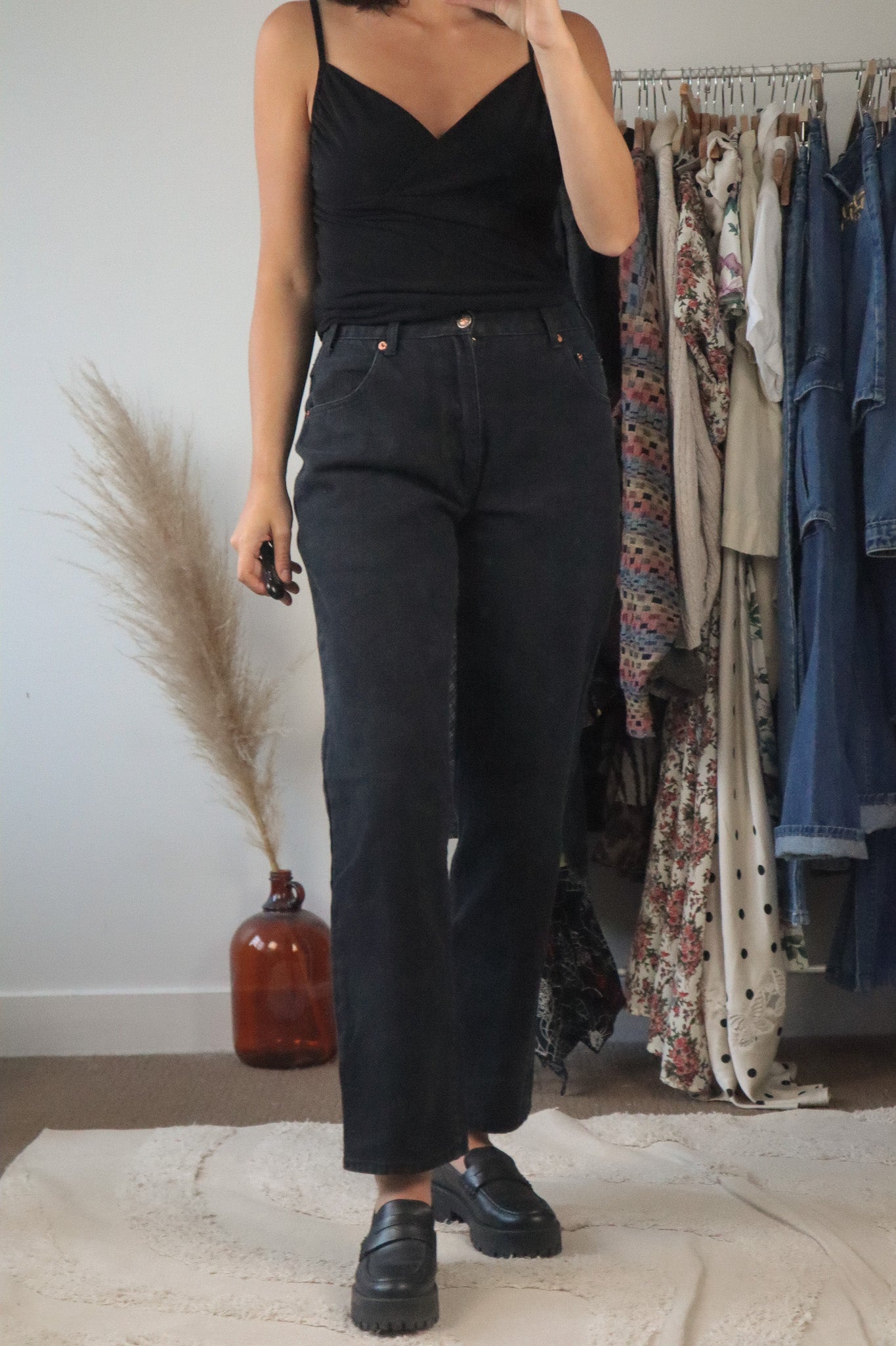 Vintage x Black Jeans (6)