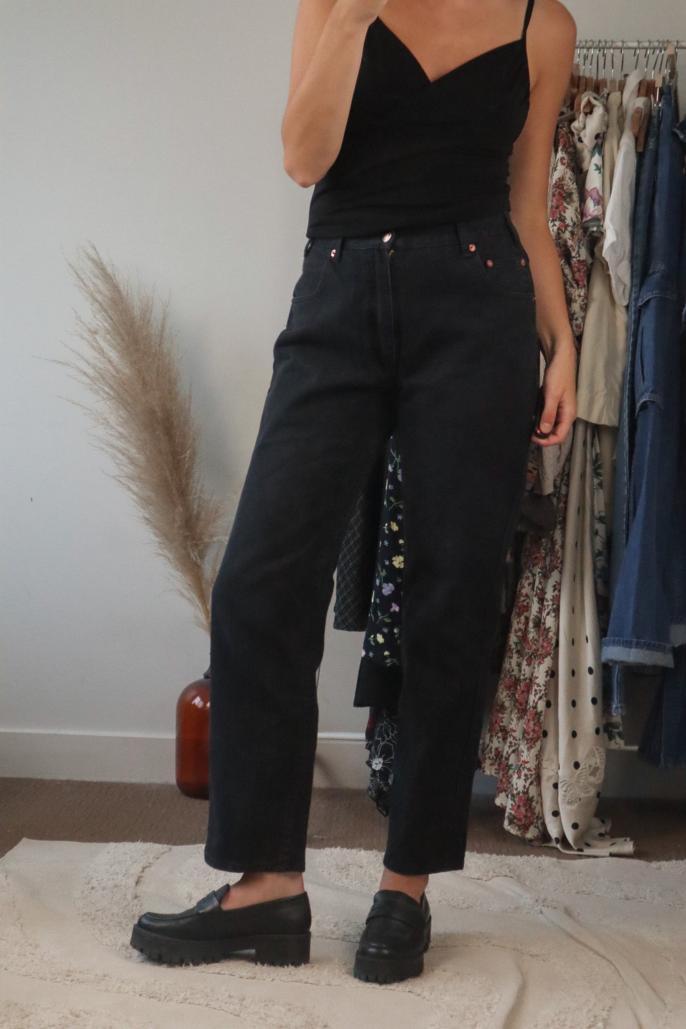 Vintage x Black Jeans (6)