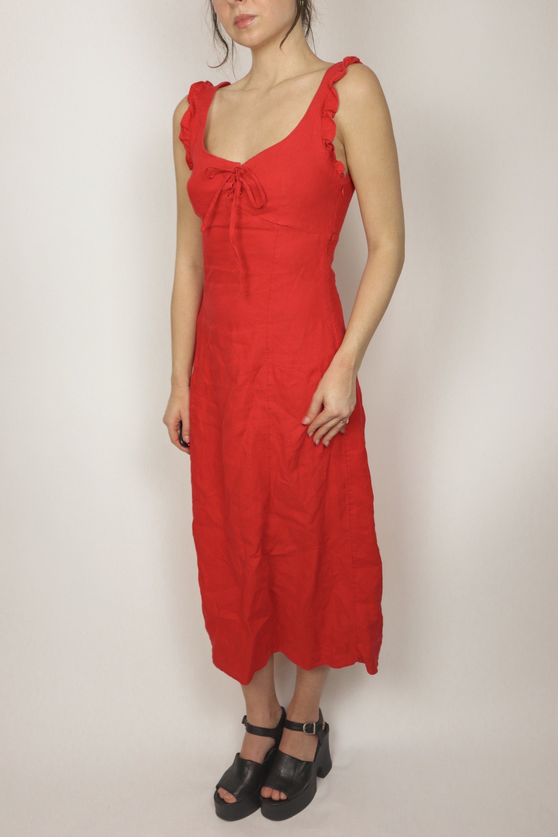 Wilfred x Linen Midi Dress (4)