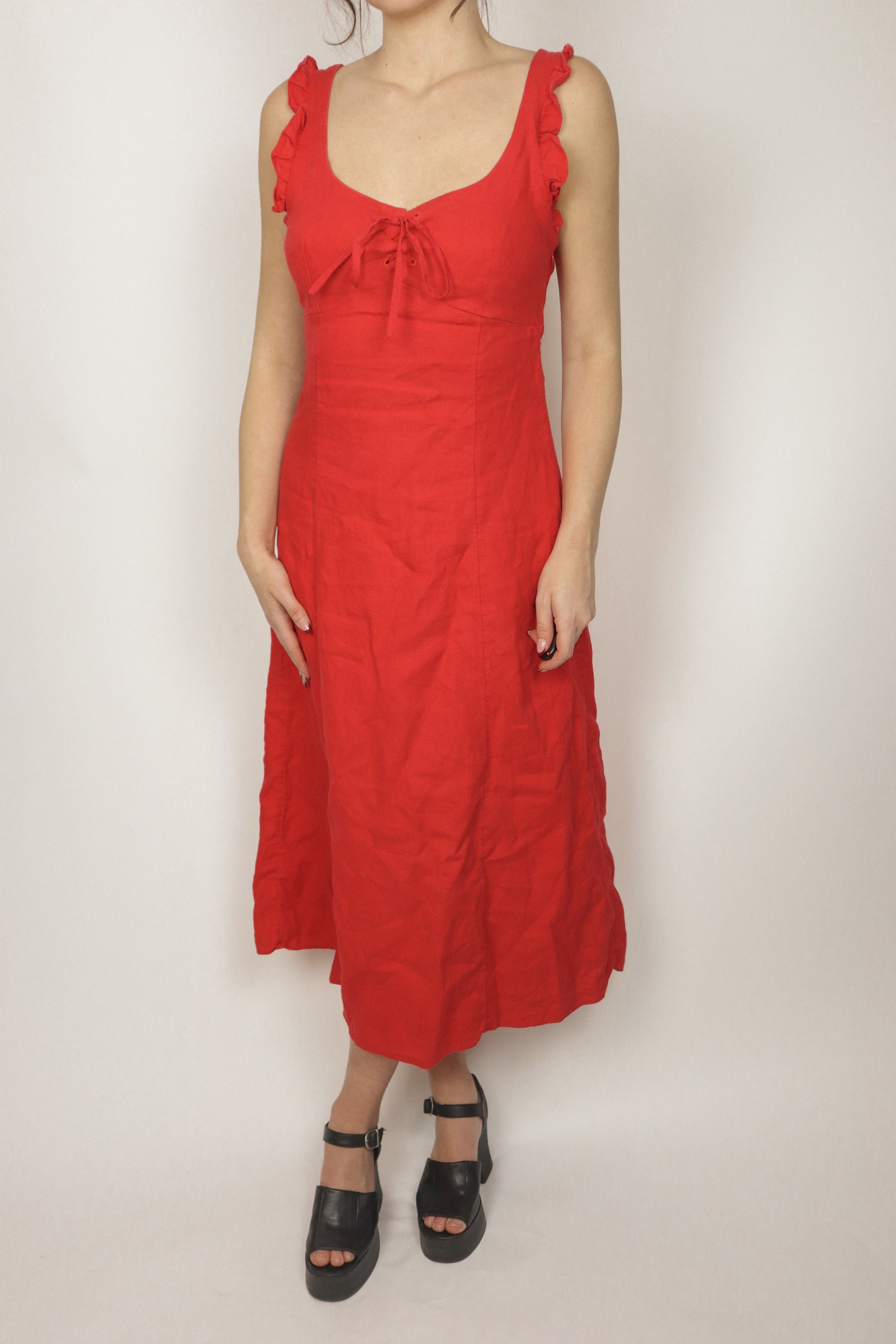 Wilfred x Linen Midi Dress (4)