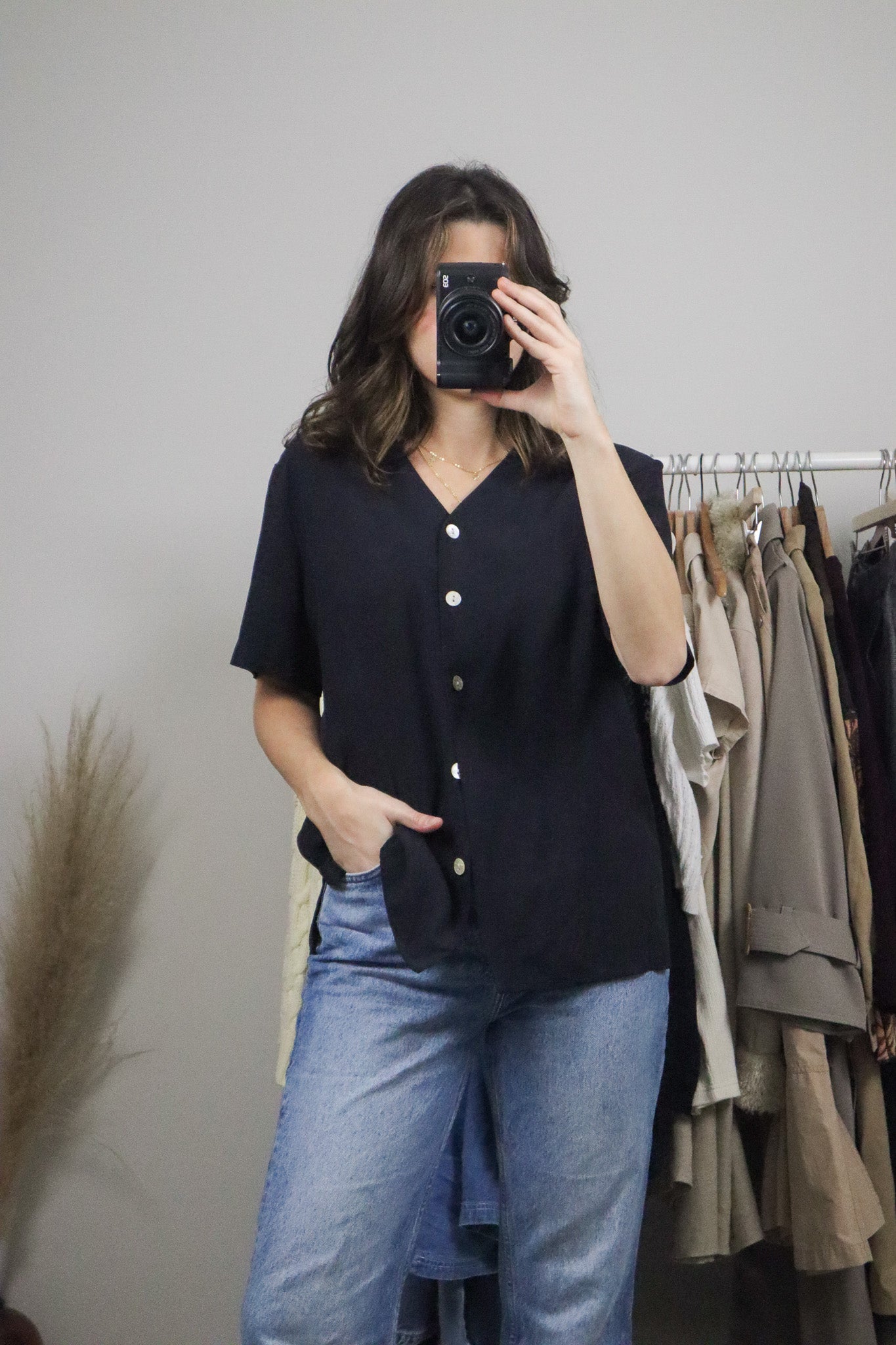 Vintage x Silk Button Up Blouse (12)
