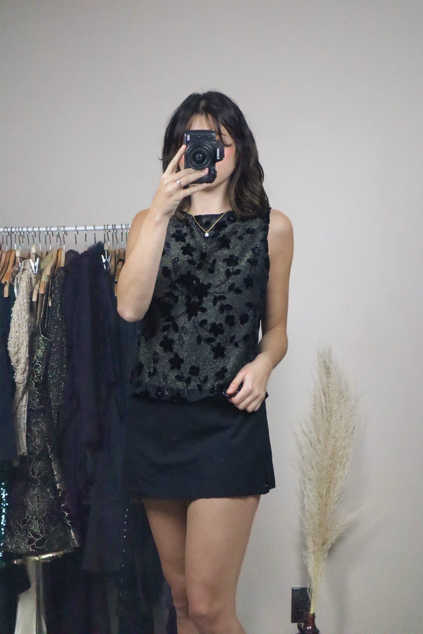 Made in Canada x Vintage x Shimmer Mesh Velvet Tank (6)