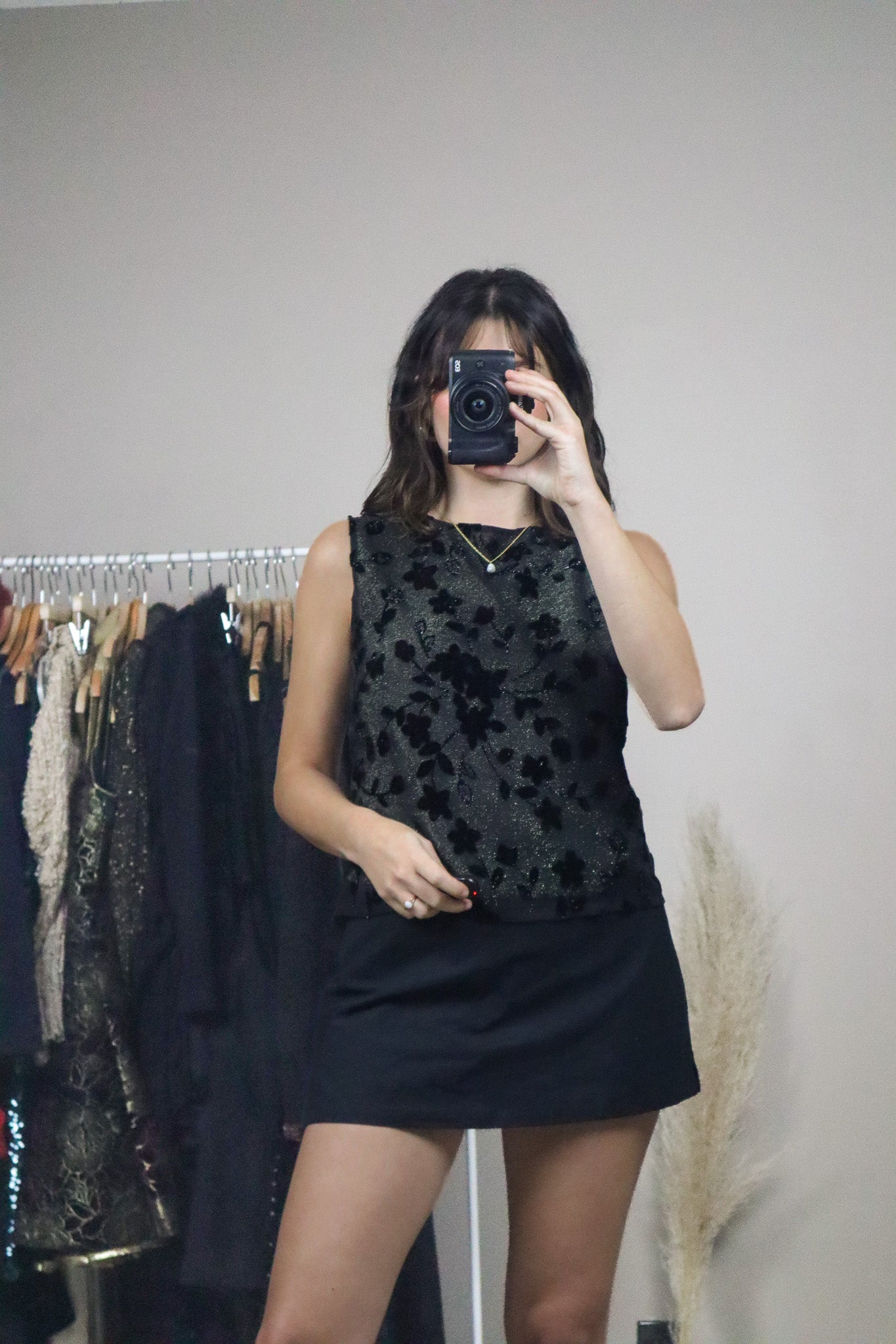 Made in Canada x Vintage x Shimmer Mesh Velvet Tank (6)