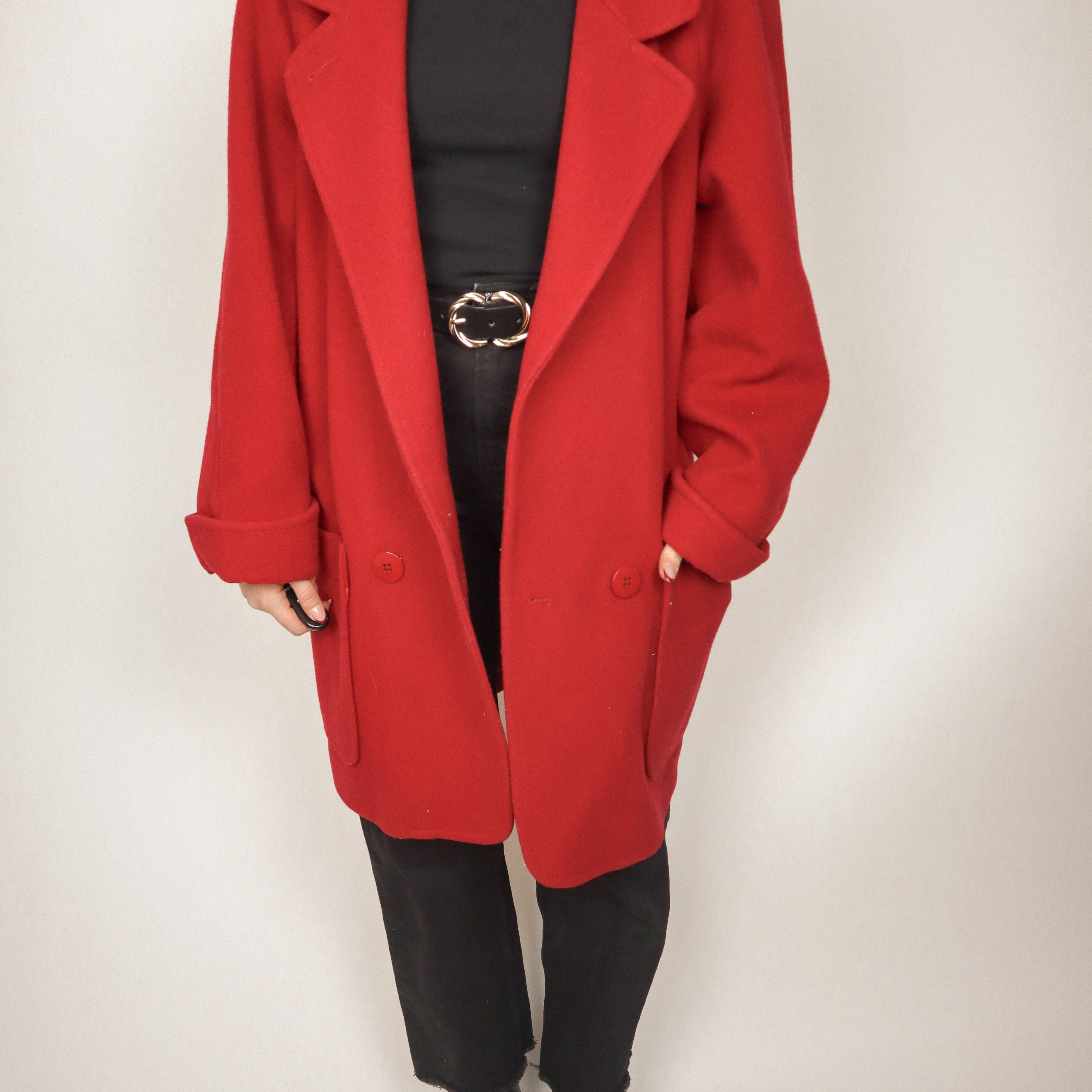 Vintage x Wool Coat (8/10)