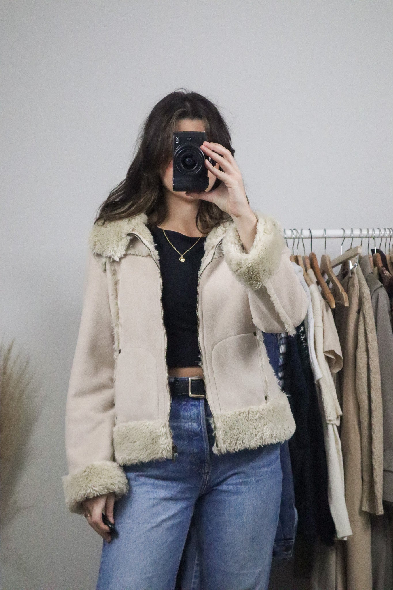 Vintage x Faux Fur Jacket (S)