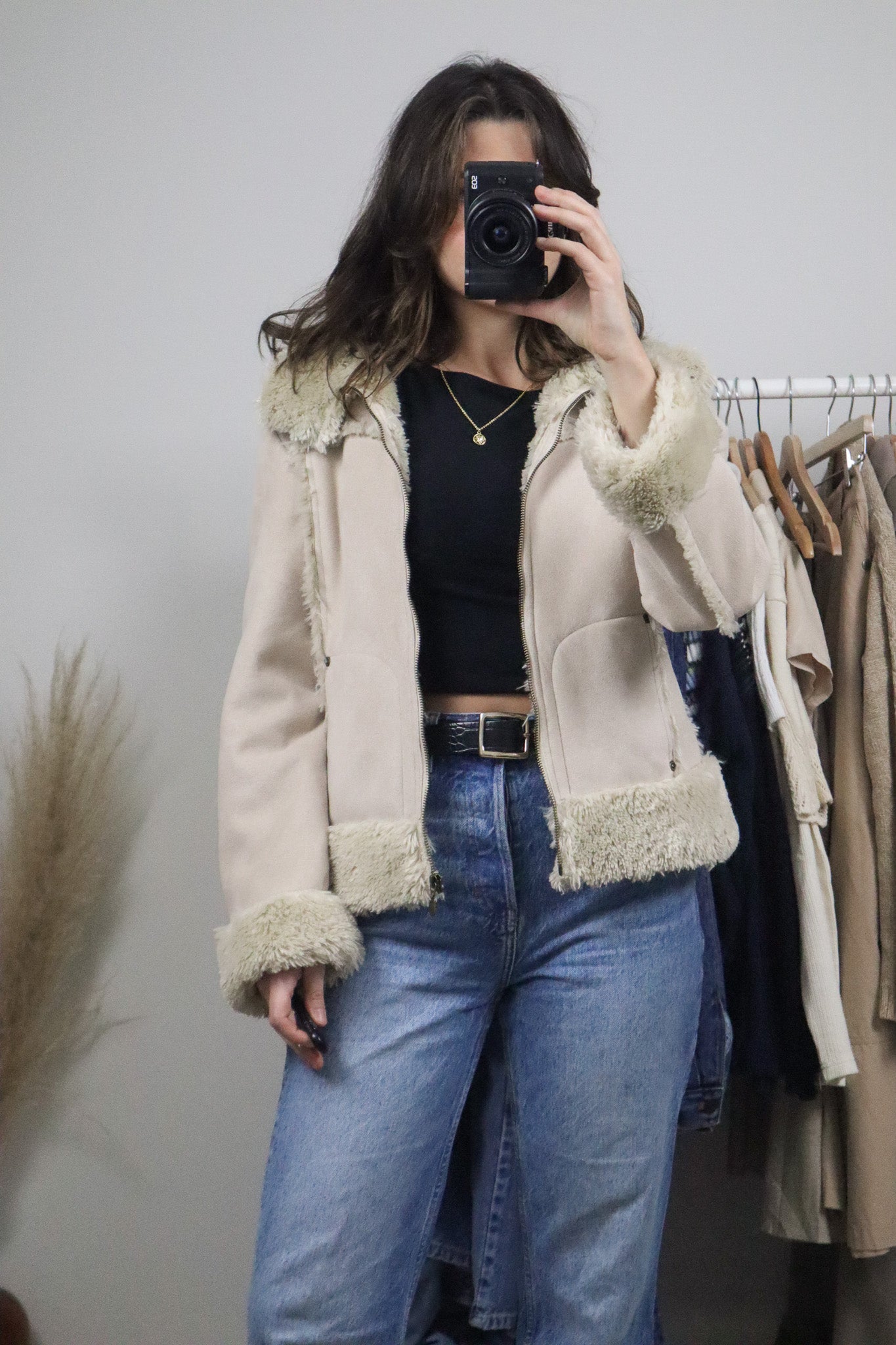 Vintage x Faux Fur Jacket (S)