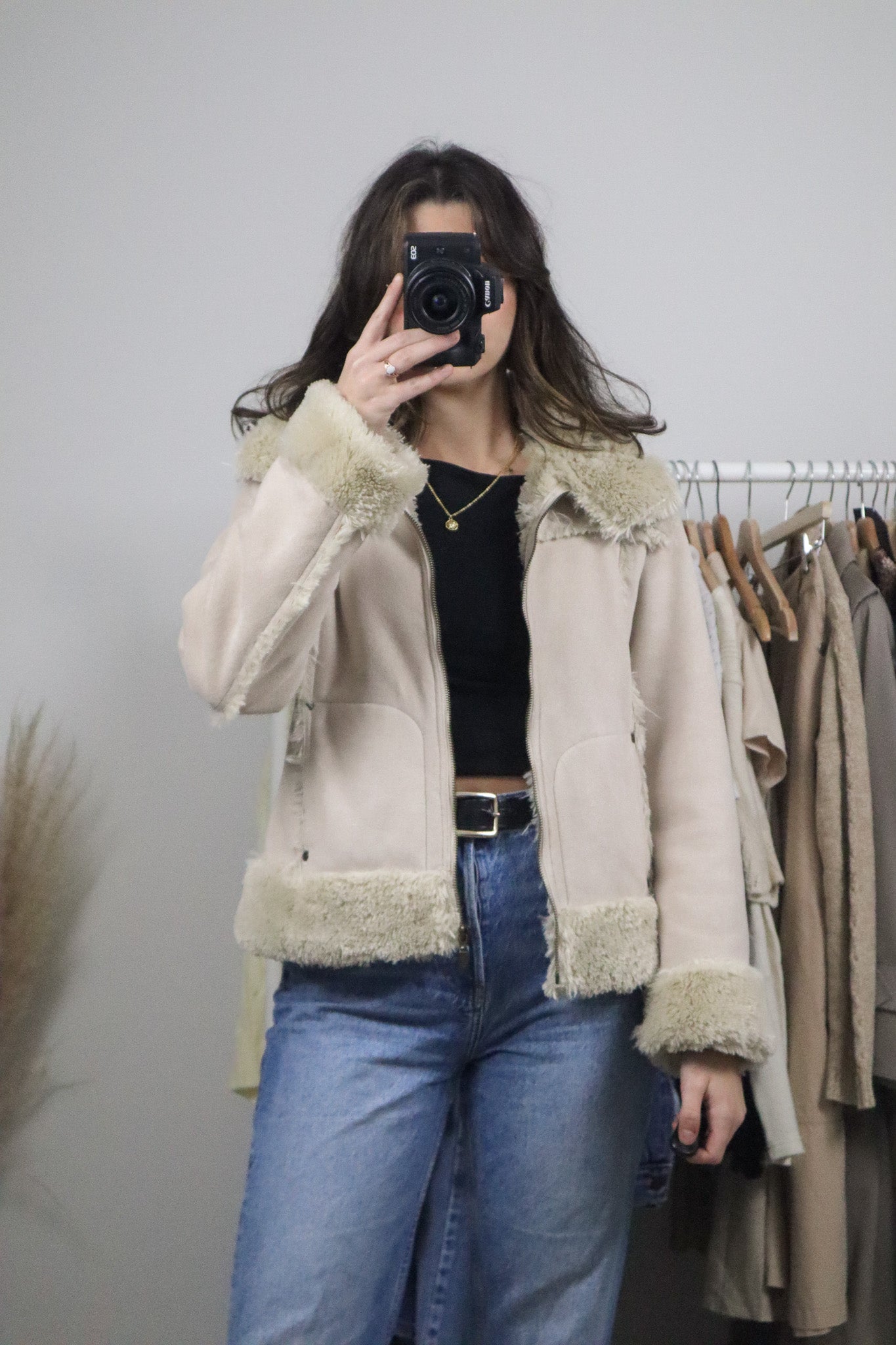 Vintage x Faux Fur Jacket (S)