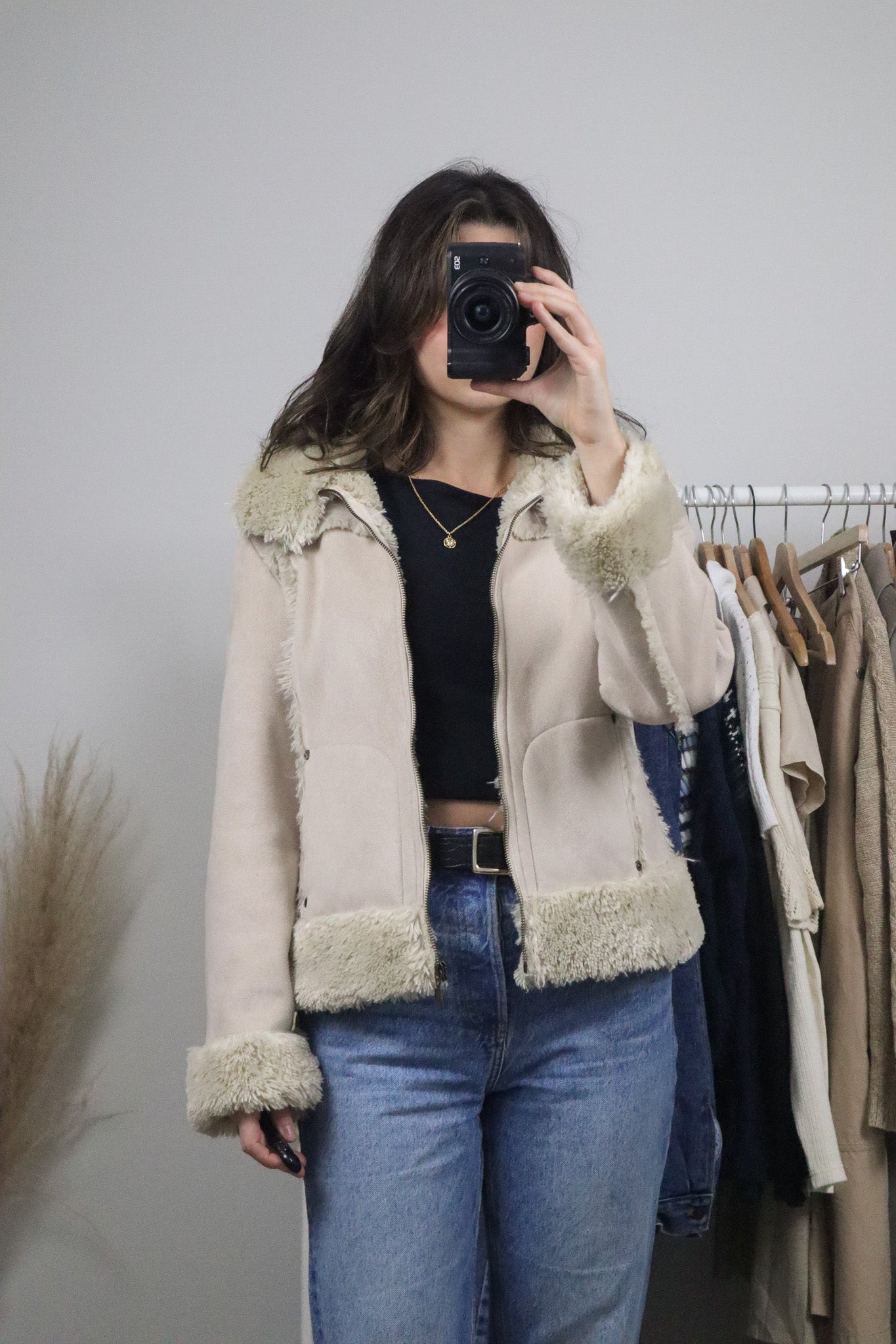Vintage x Faux Fur Jacket (S)