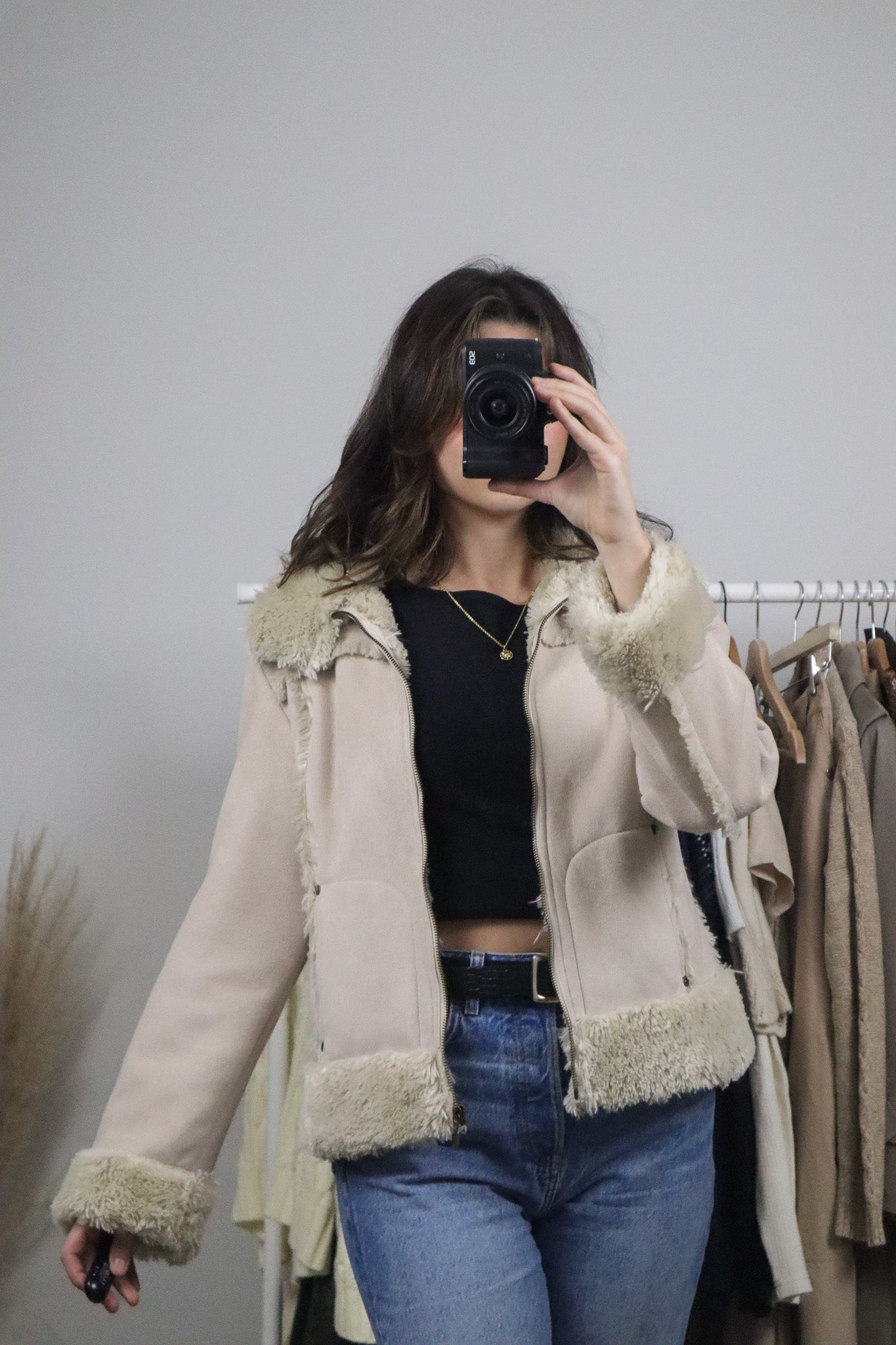 Vintage x Faux Fur Jacket (S)