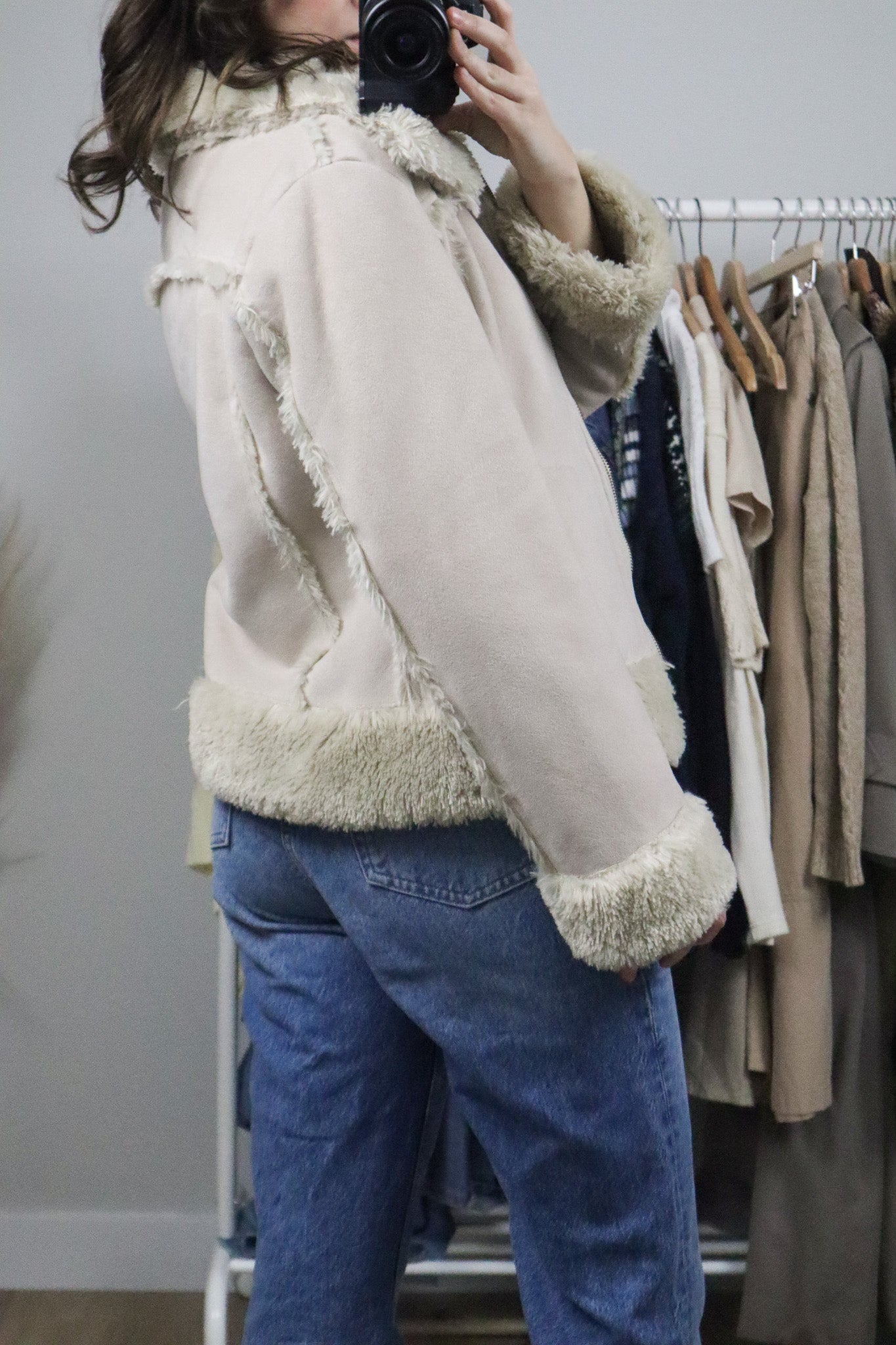 Vintage x Faux Fur Jacket (S)
