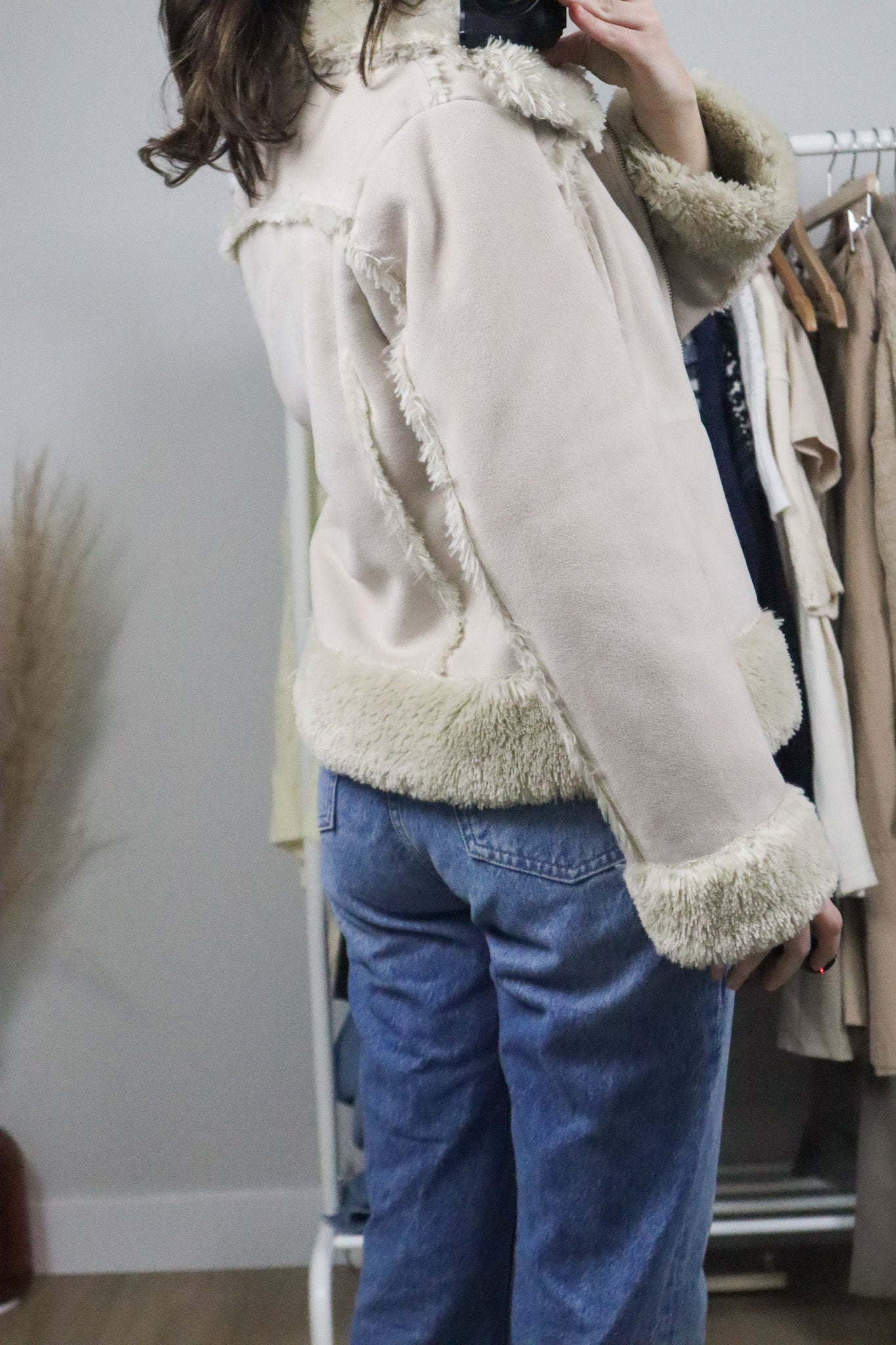 Vintage x Faux Fur Jacket (S)