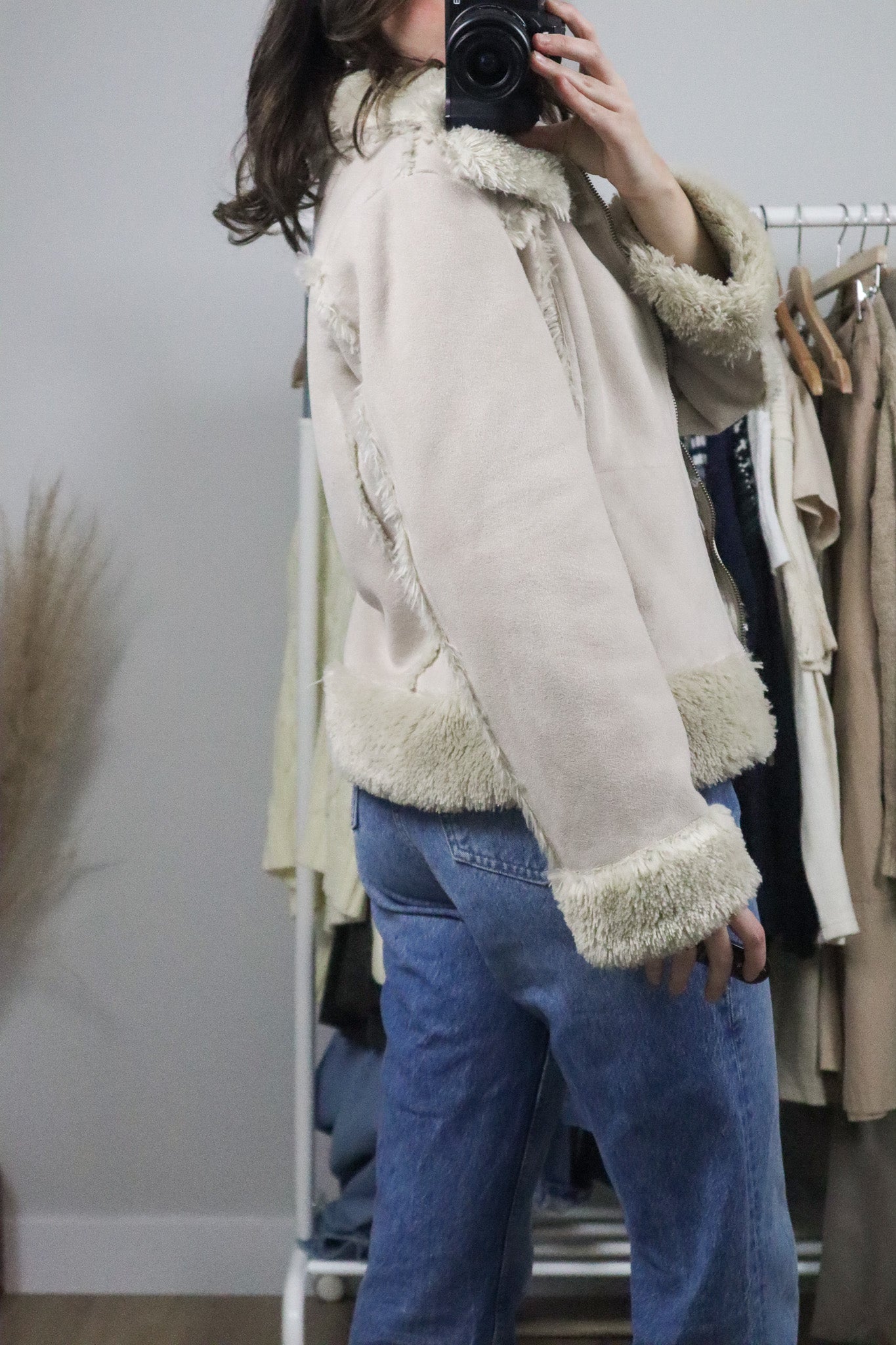 Vintage x Faux Fur Jacket (S)