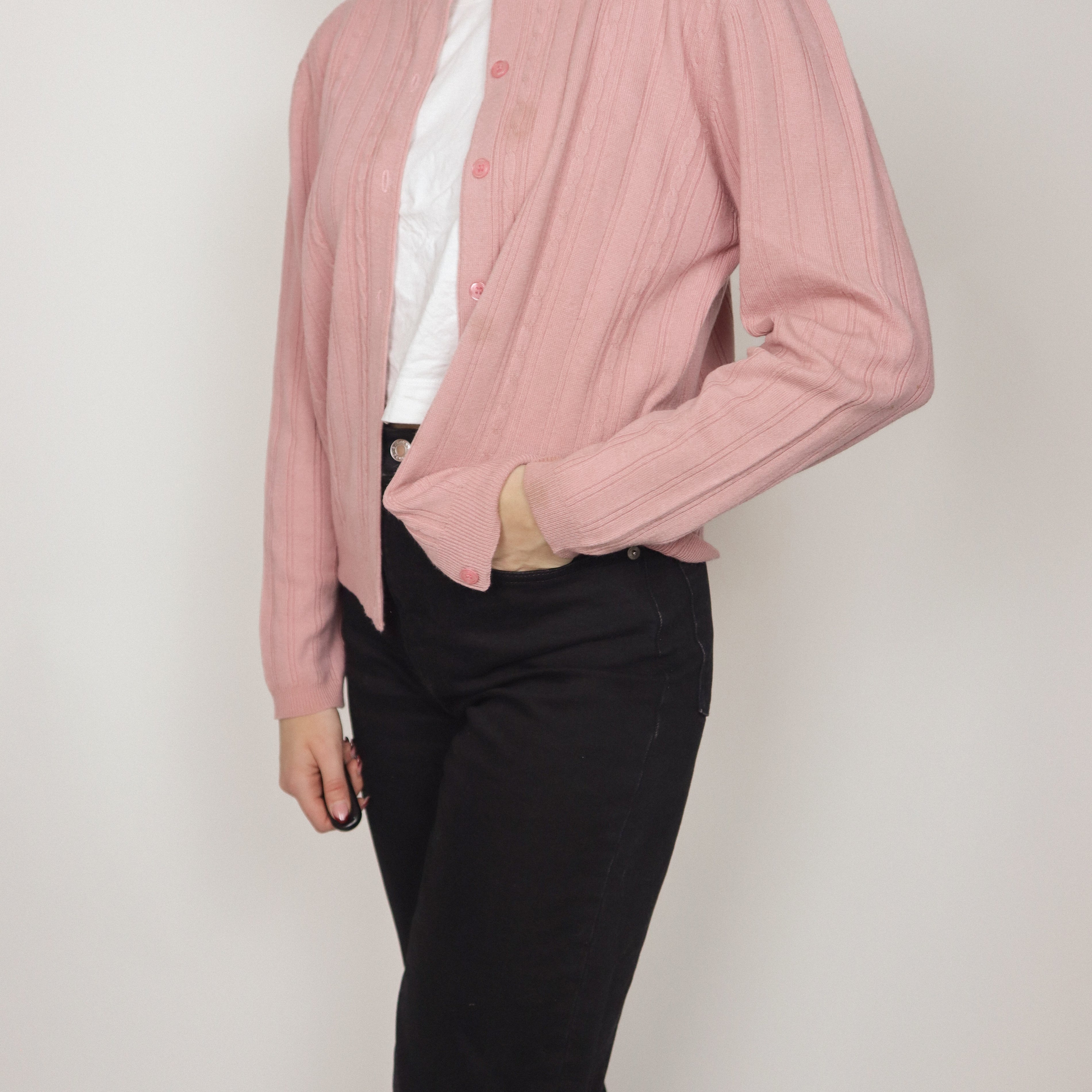 Vintage x Wool Blend Cardigan (S)