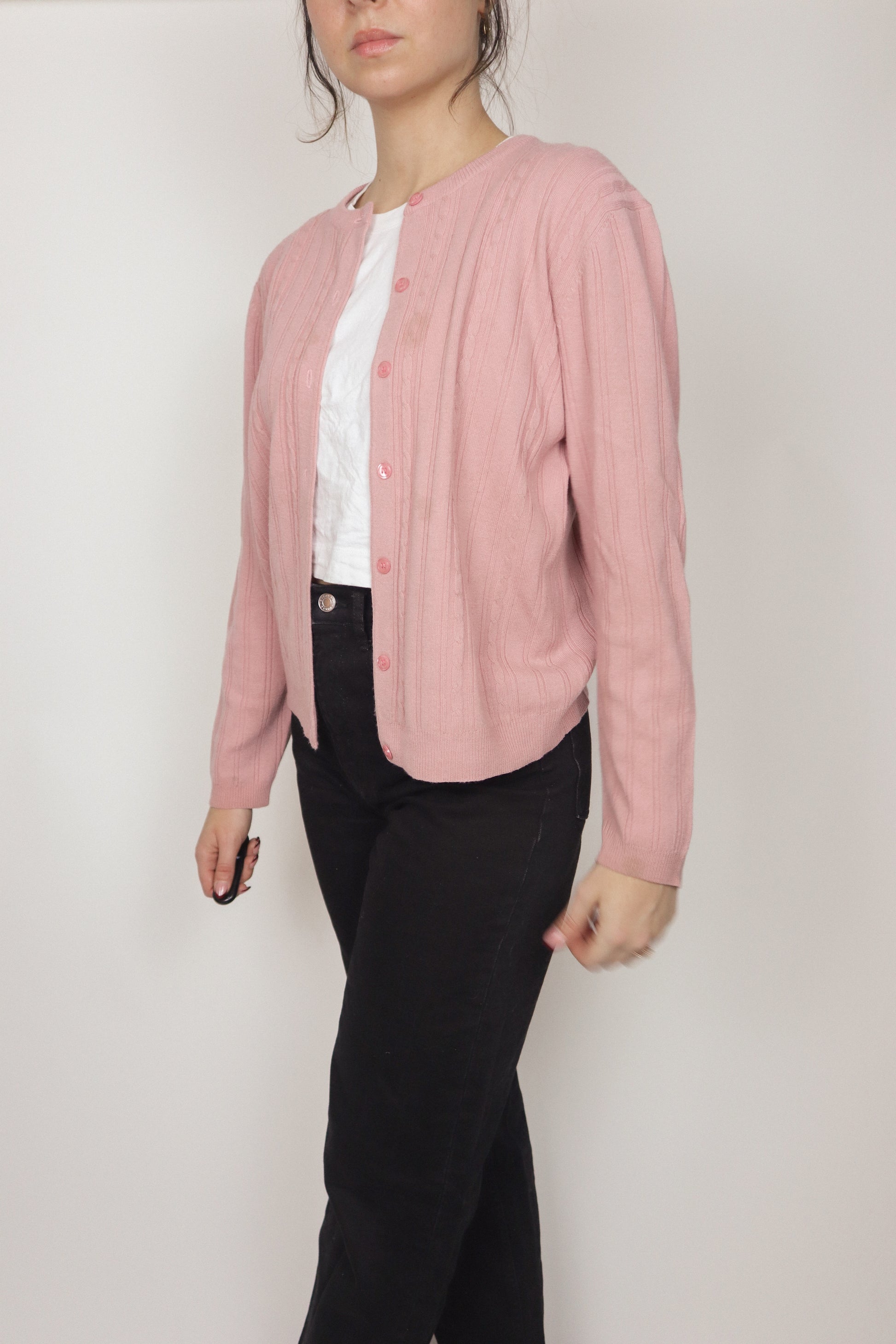 Vintage x Wool Blend Cardigan (S)