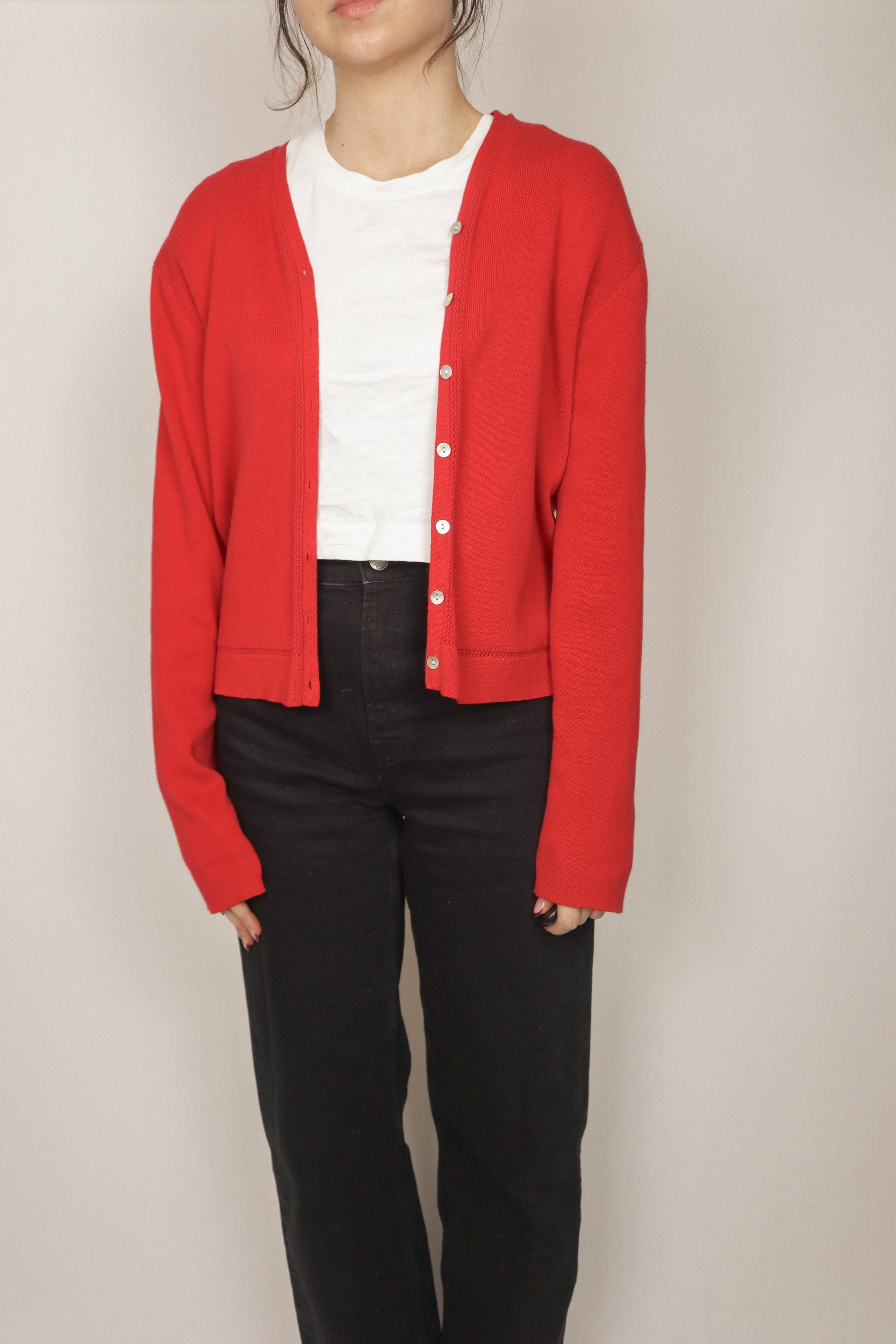 Vintage x Button Up Cardigan (S/M)