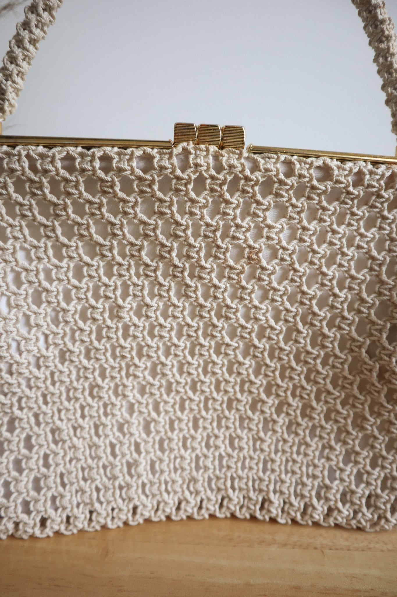 Vintage x Crochet Purse