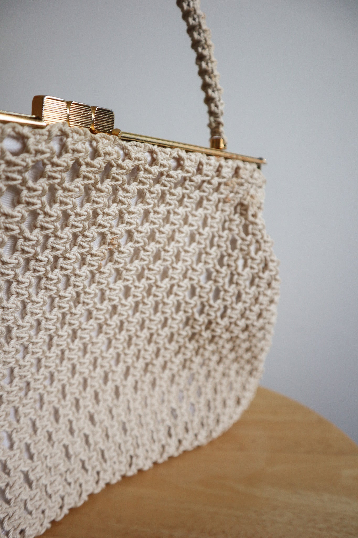 Vintage x Crochet Purse
