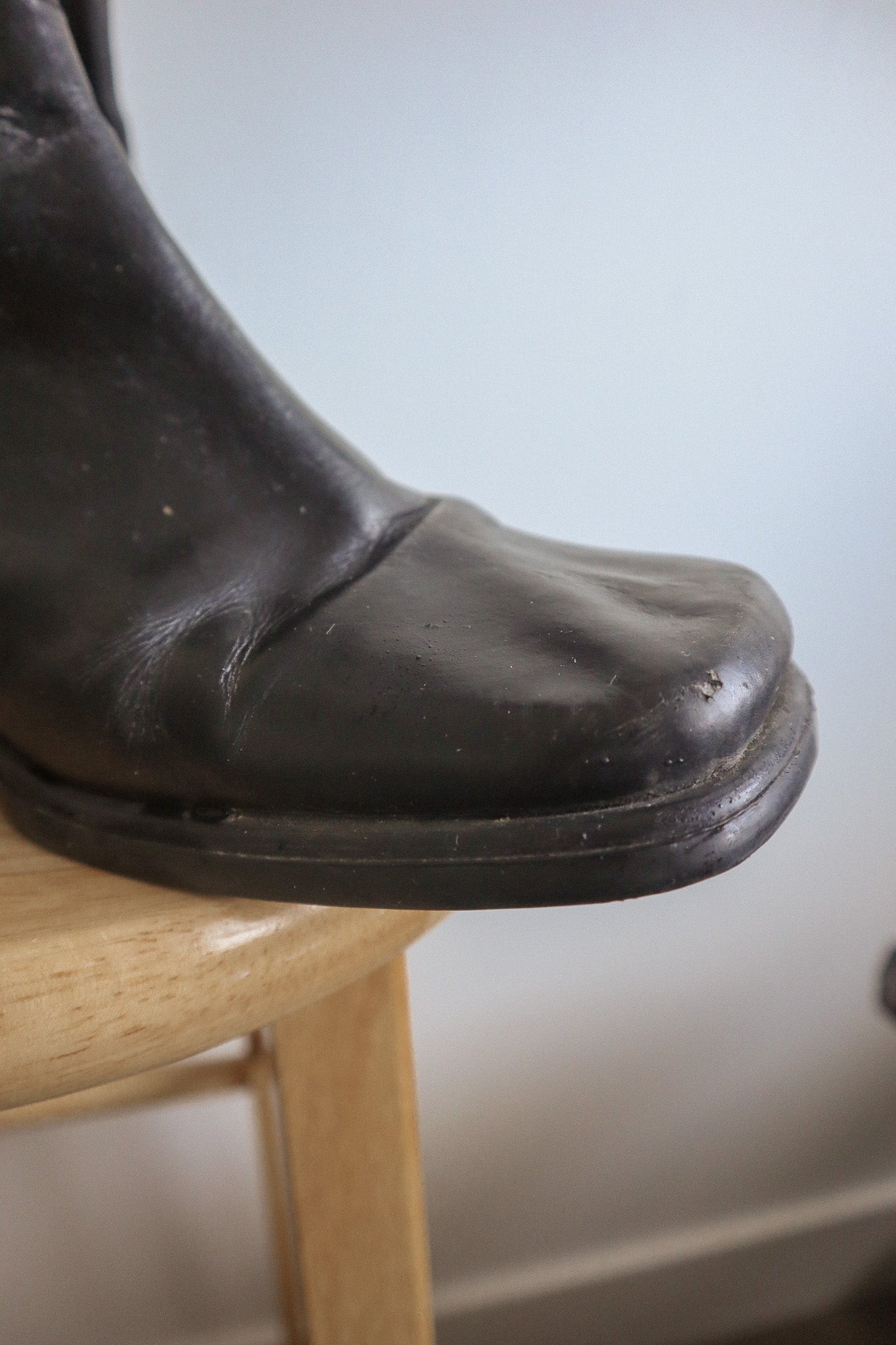 Vintage x Faux-Leather Knee High Boots (8)