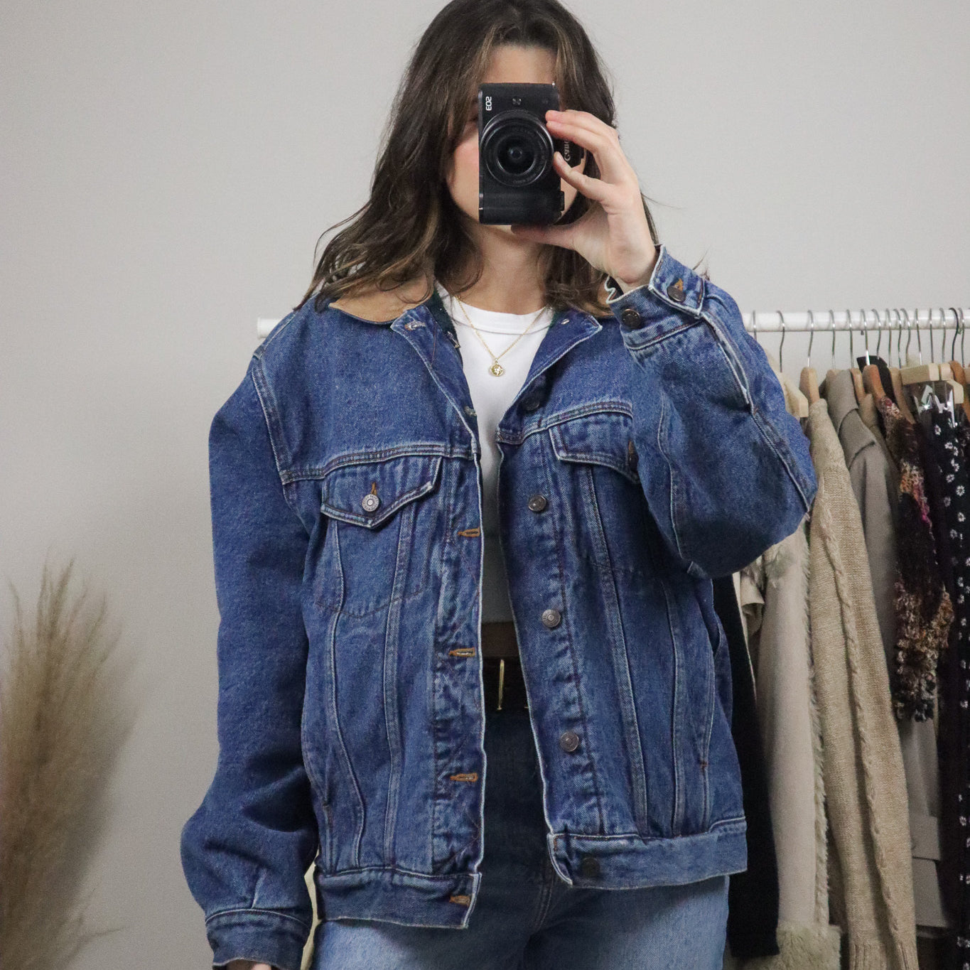 Vintage x Denim Lined Jacket (L)