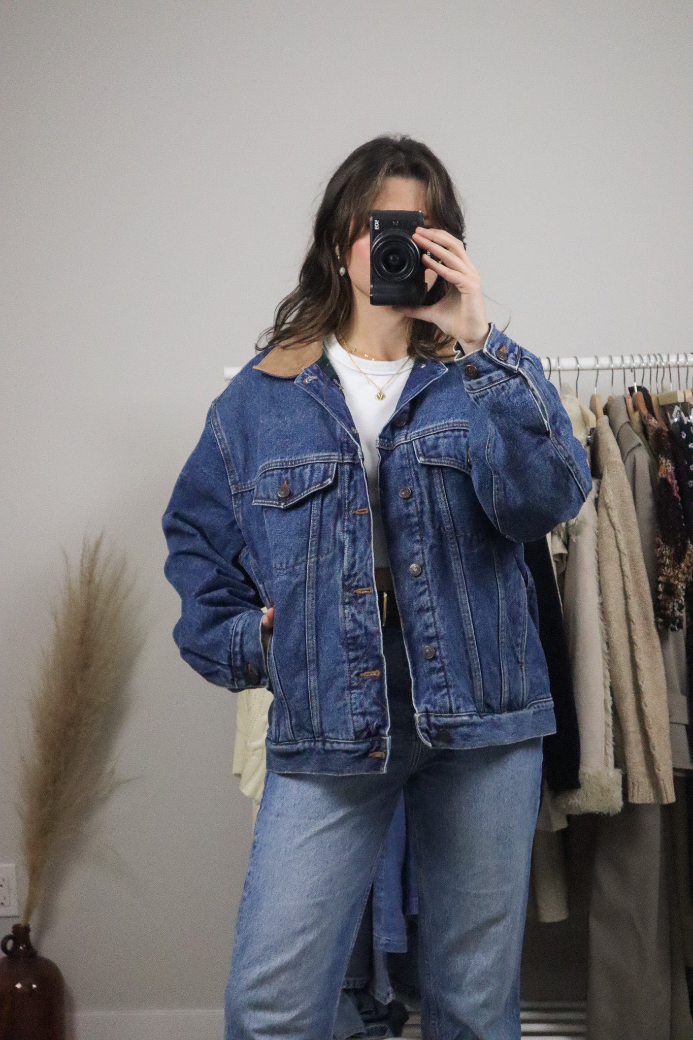 Vintage x Denim Lined Jacket (L)